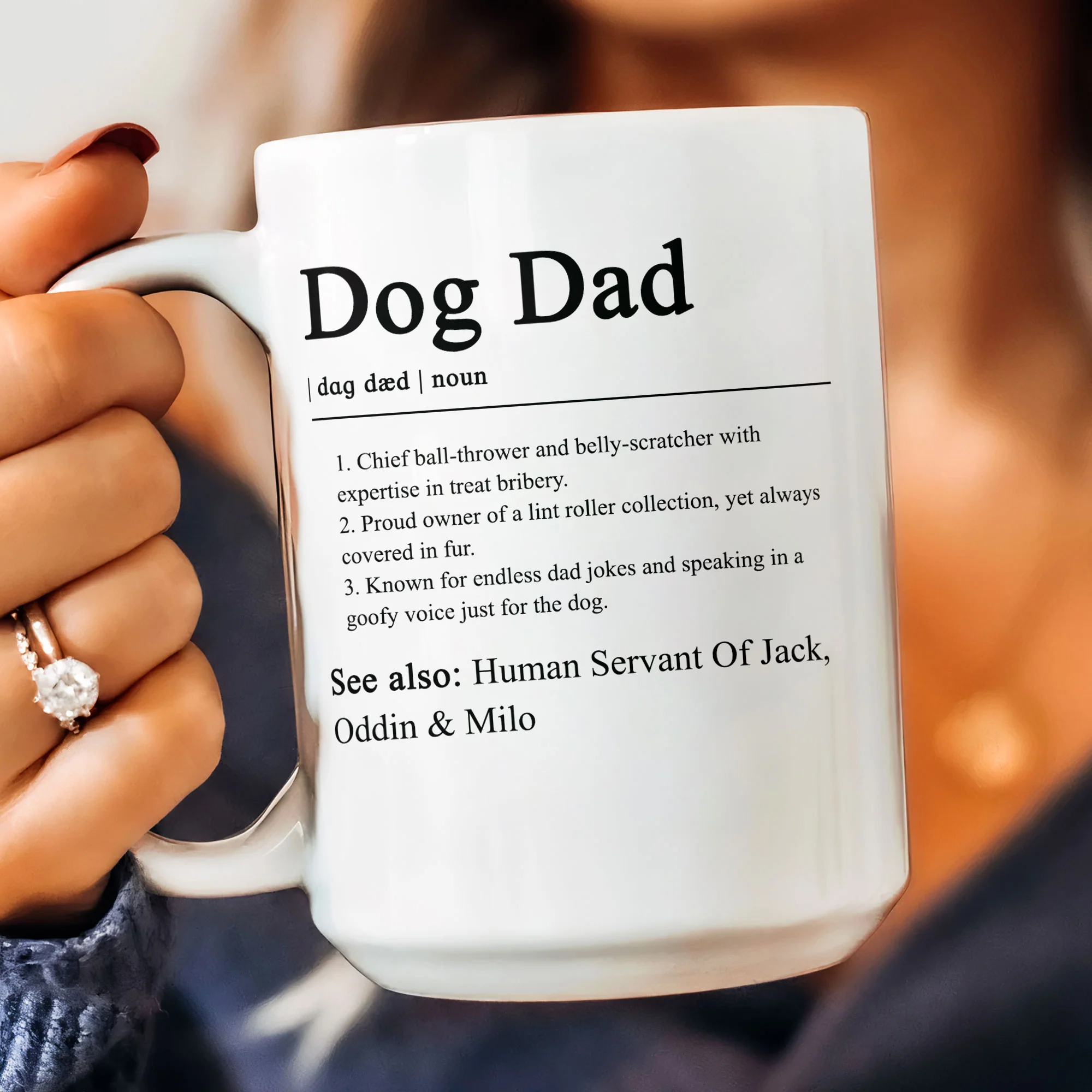 Dog Dad Definition - Personalized Mug - Image 6