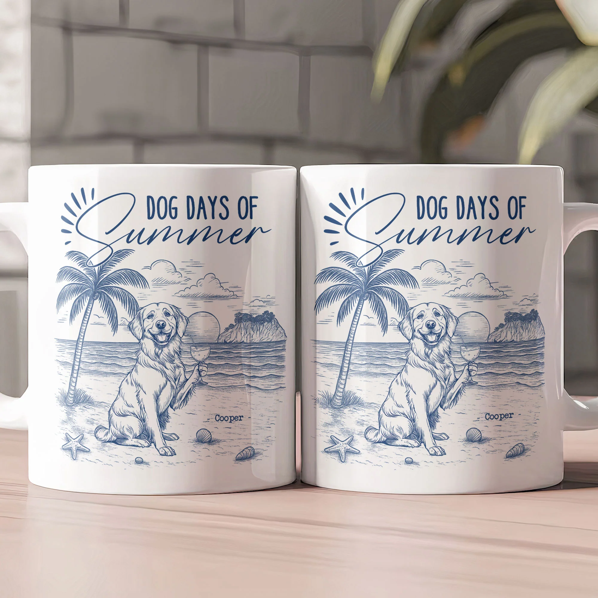 Dog Days Of Summer - Personalized Mug - Image 2