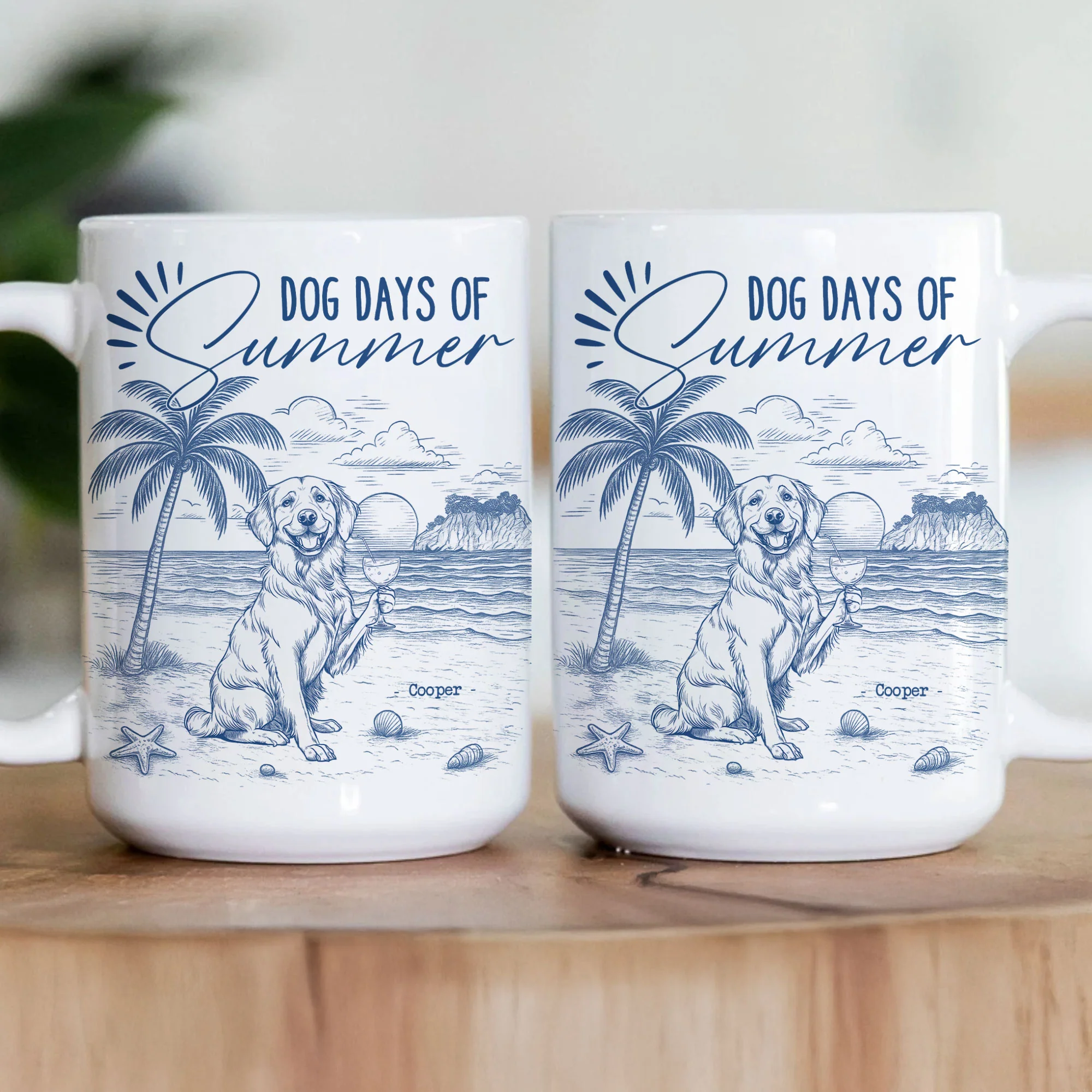 Dog Days Of Summer - Personalized Mug - Image 3