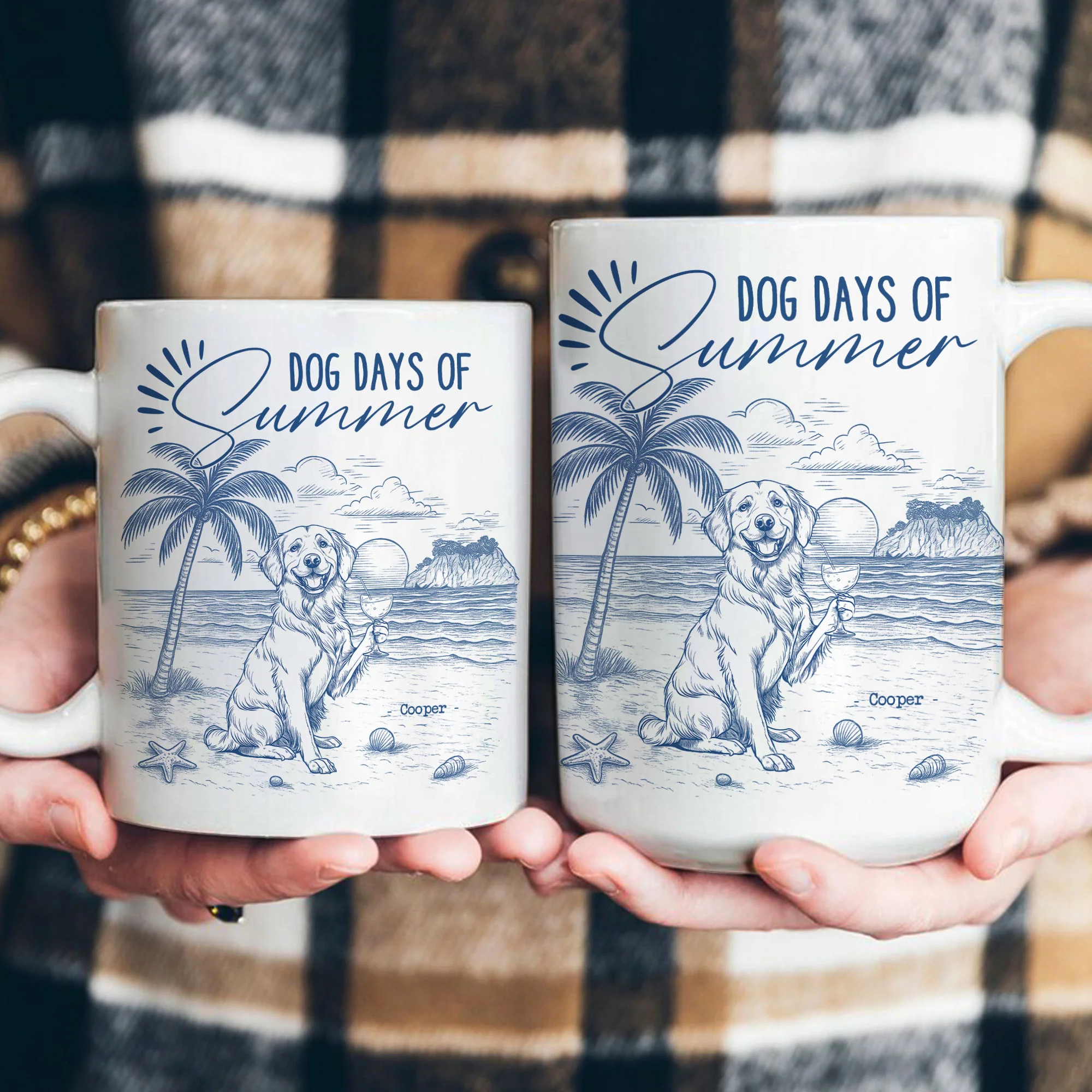 Dog Days Of Summer - Personalized Mug - Image 4