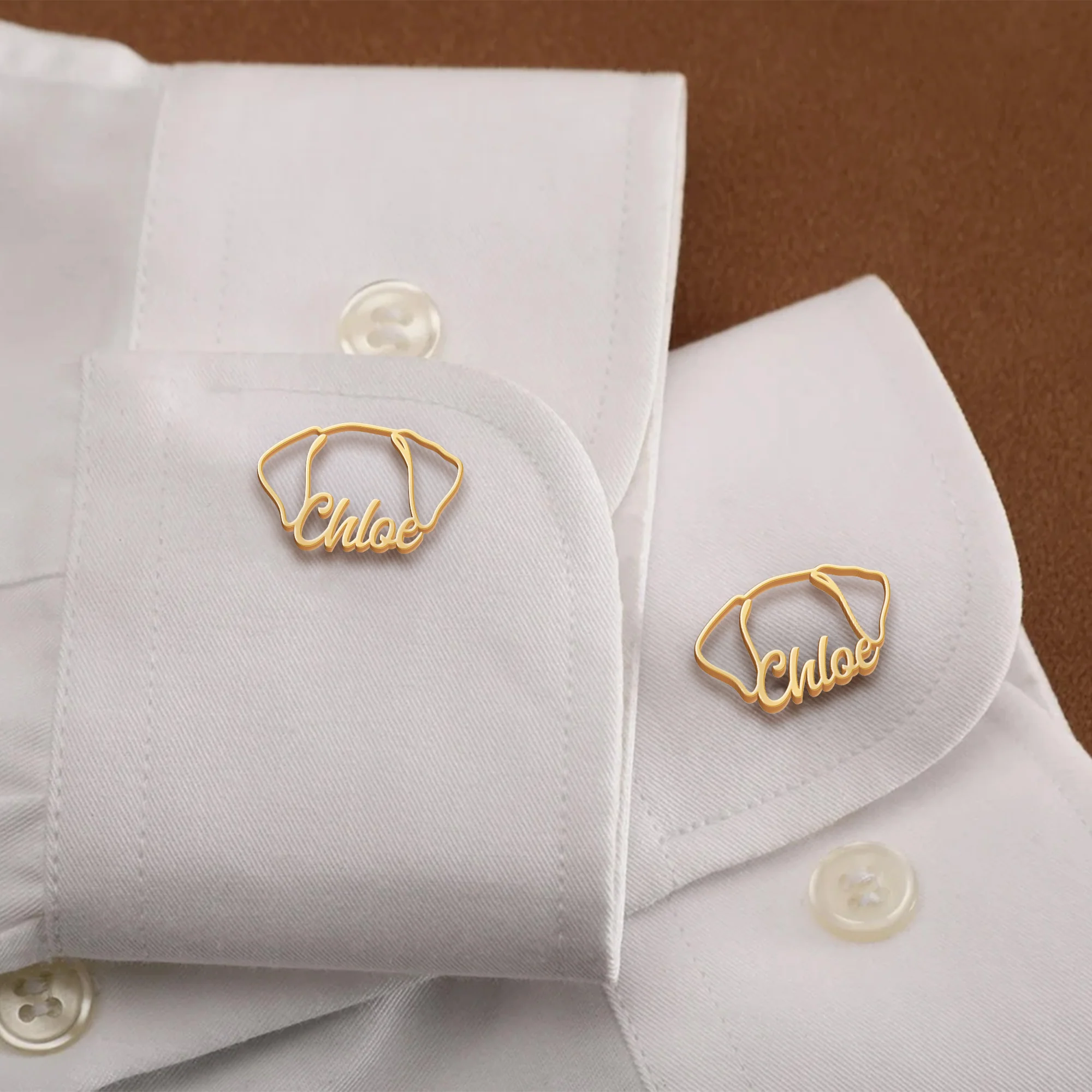 Dog Ears - Custom Cufflinks - Image 3