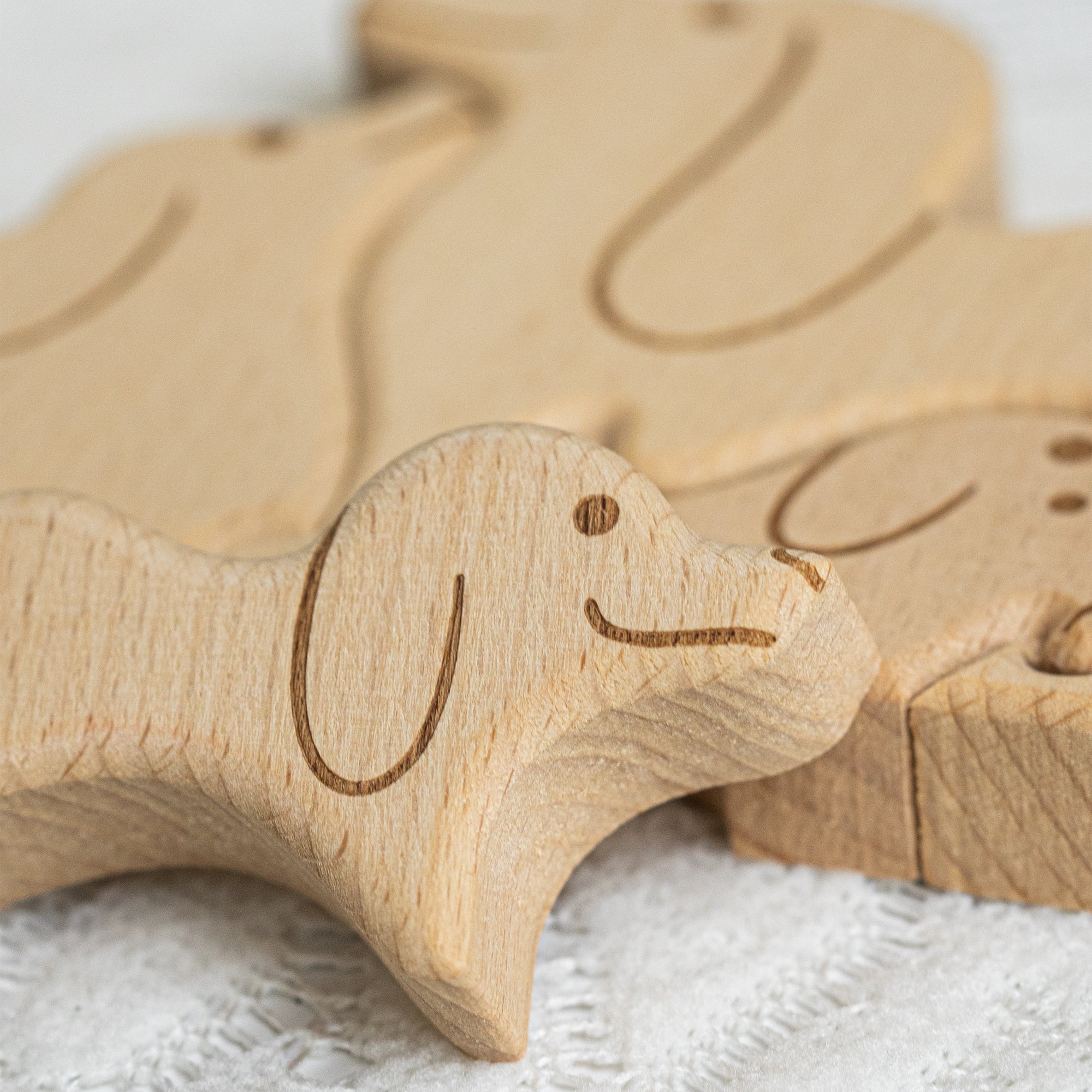 Dog Family - Personalized Wooden Dog Family Puzzle - Image 3