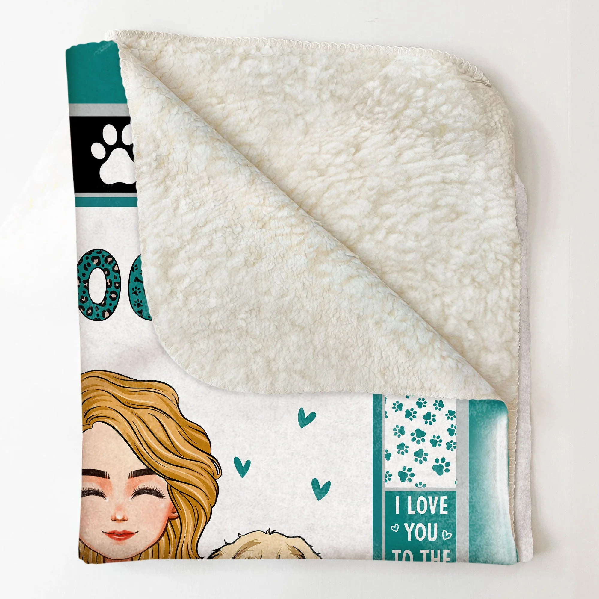 Dog Mom - Dog Dad - Personalized Dog Mom Blanket - Image 6