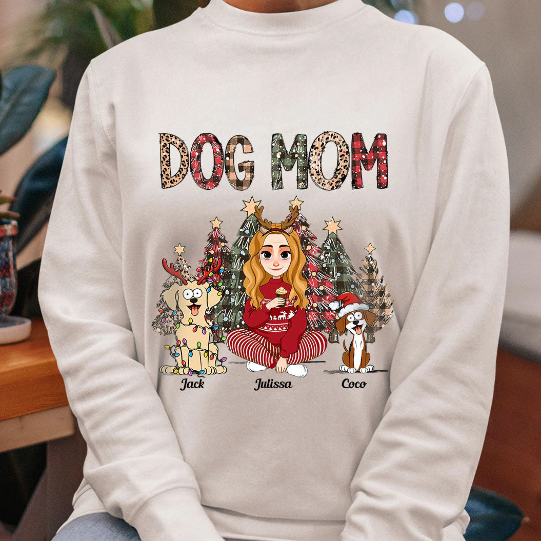 Dog Mom Christmas Gift For Dog Lovers - Personalized Shirt - Image 2
