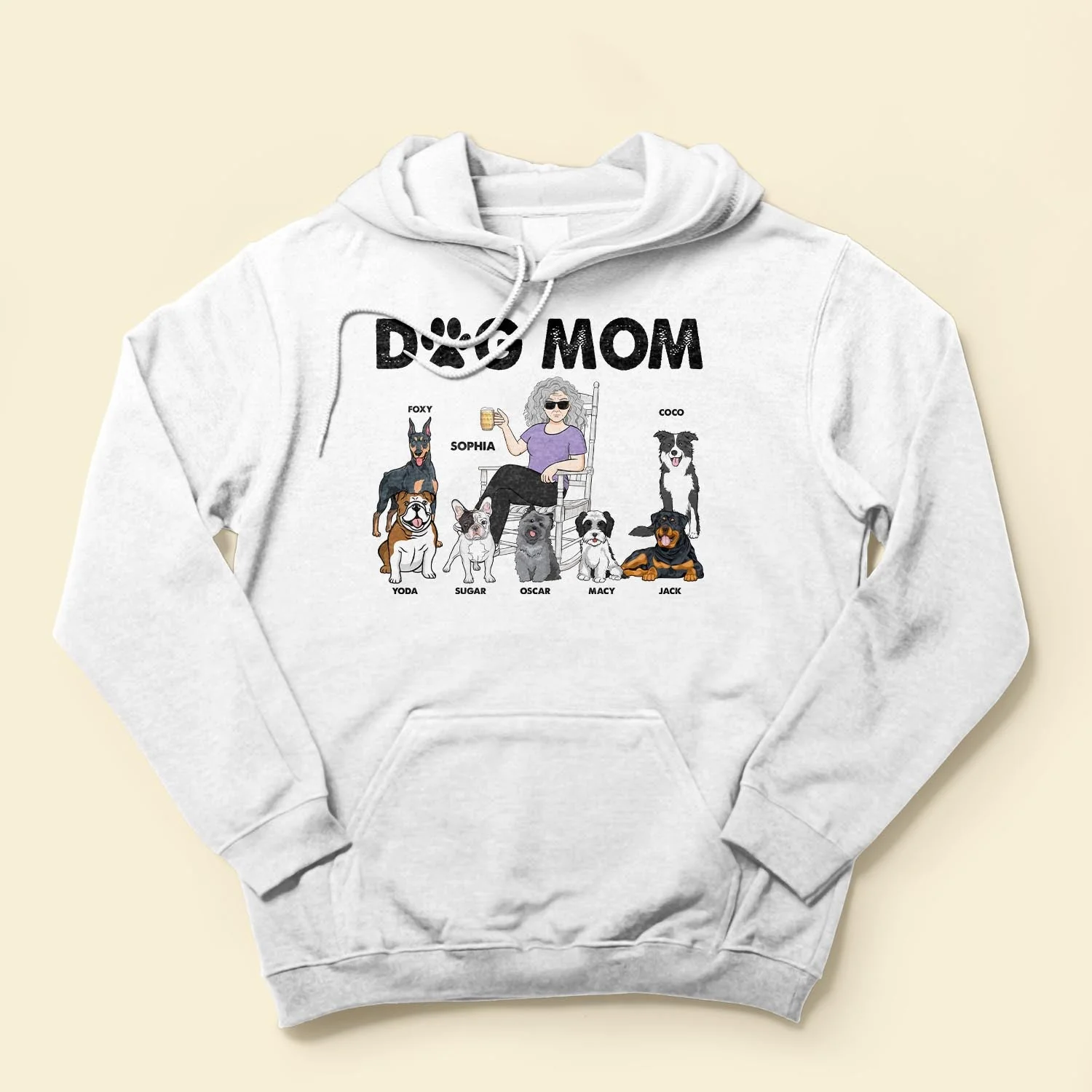 Dog Mom - Personalized Shirt - Birthday, Funny, Mother's Day Gift For Her, Woman, Girl, Dog Mom, Dog Mama, Fur Mama - Image 4