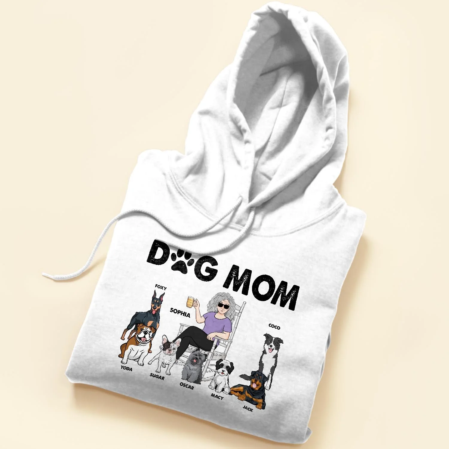 Dog Mom - Personalized Shirt - Birthday, Funny, Mother's Day Gift For Her, Woman, Girl, Dog Mom, Dog Mama, Fur Mama - Image 5