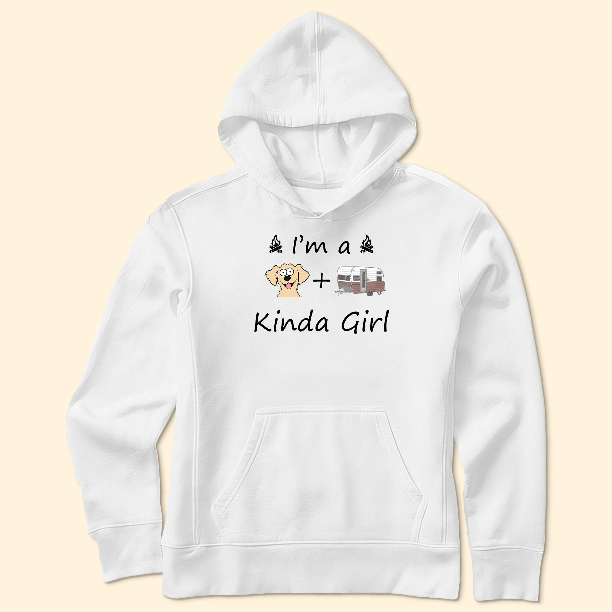 Dogs And Camper Kinda Girl - Personalized Shirt - Image 4