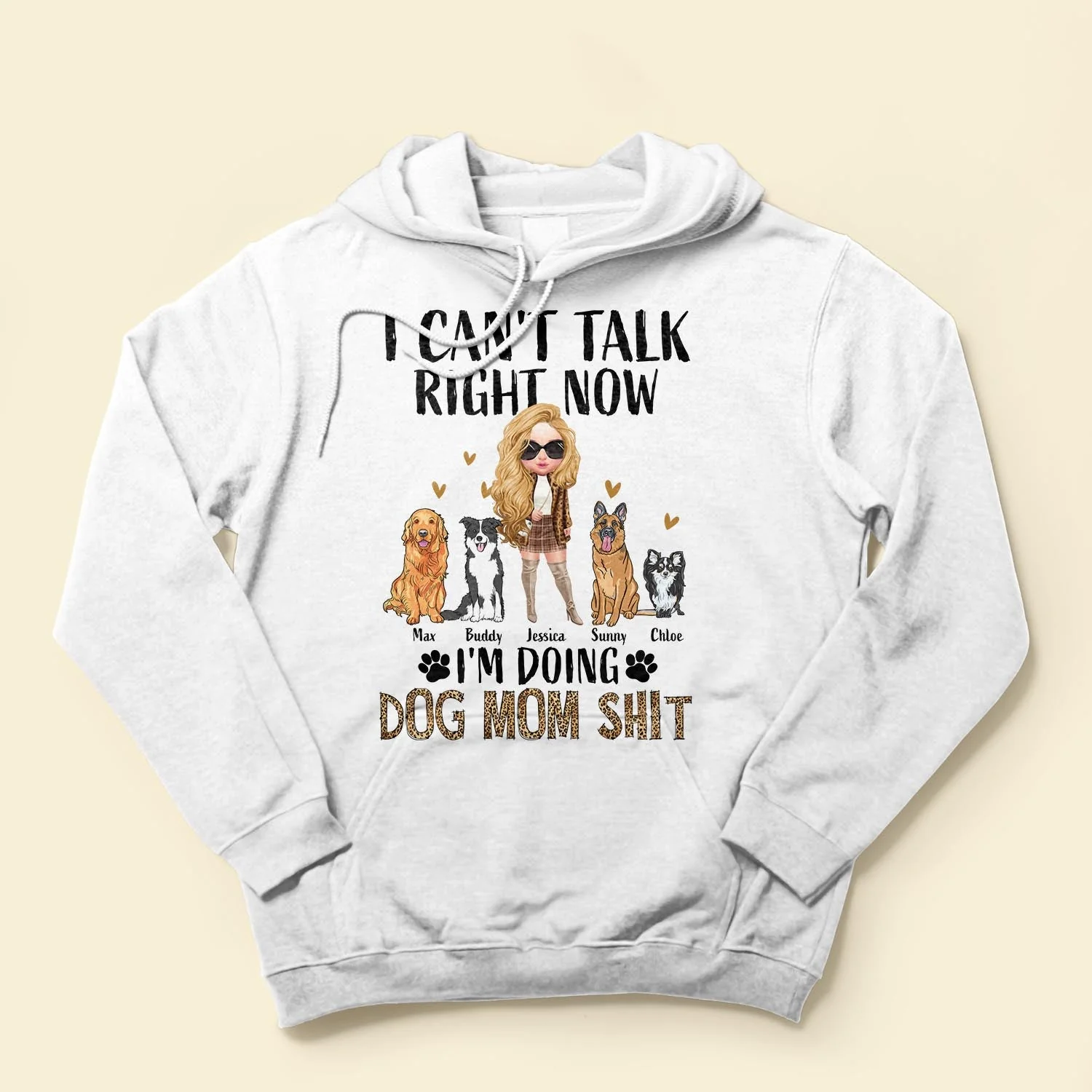 Doing Dog Mom Shit - Personalized Shirt - Birthday Gift For Her, Girl, Woman, Dog Mom, Dog Lover - Image 4