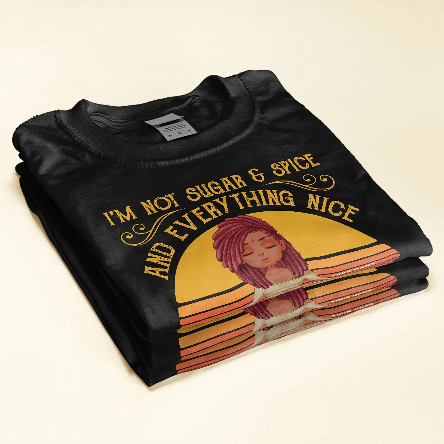 Don't Play With Me - Personalized Shirt - Birthday & Christmas Gift For Yoga Lover - Meditating Girls - Image 2