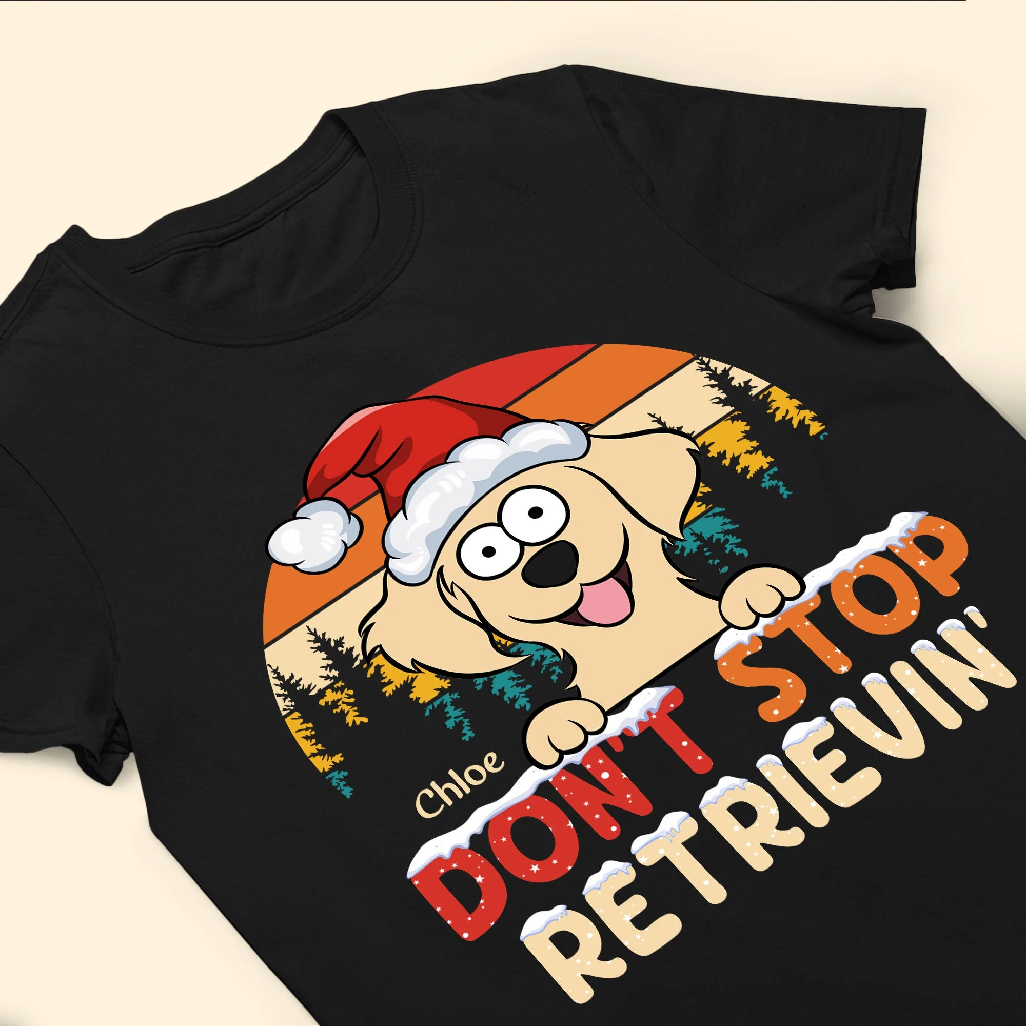 Don't Stop Retrievin' - Personalized Photo Shirt - Image 4