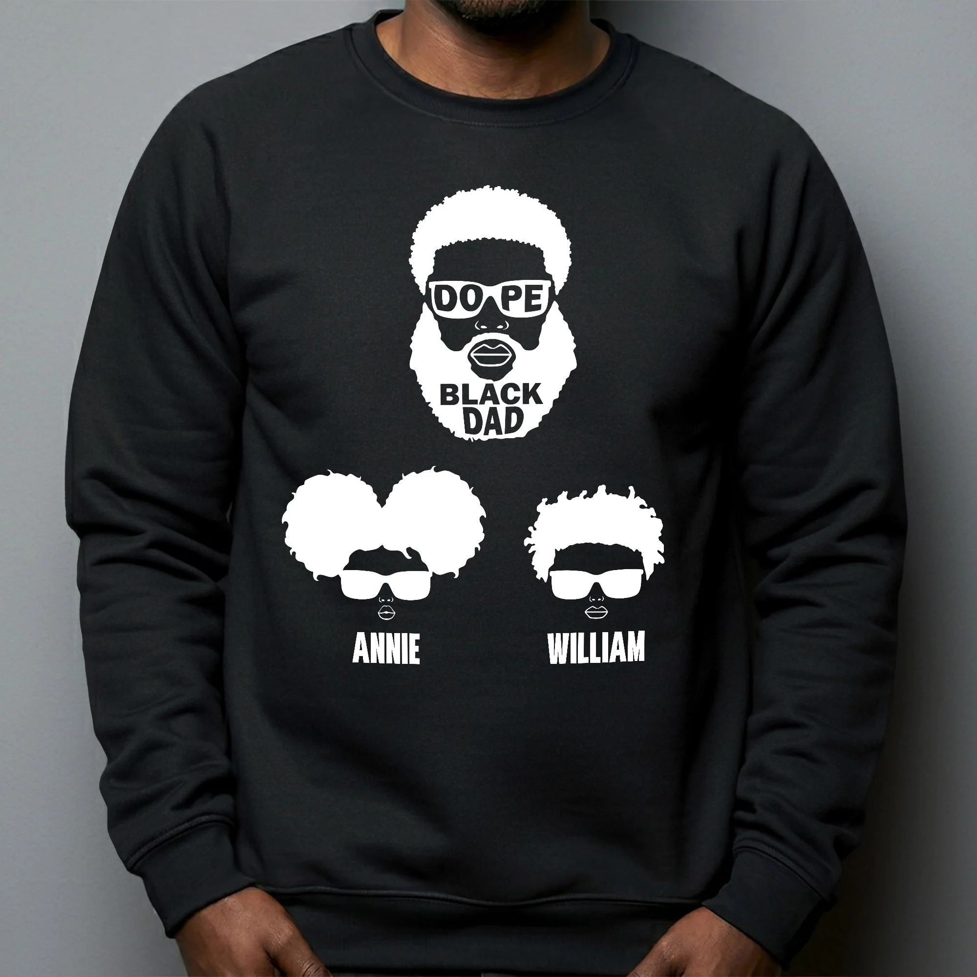 Dope Black Dad, Dope Black Father - Father's Day Gift - Personalized Shirt - Image 4