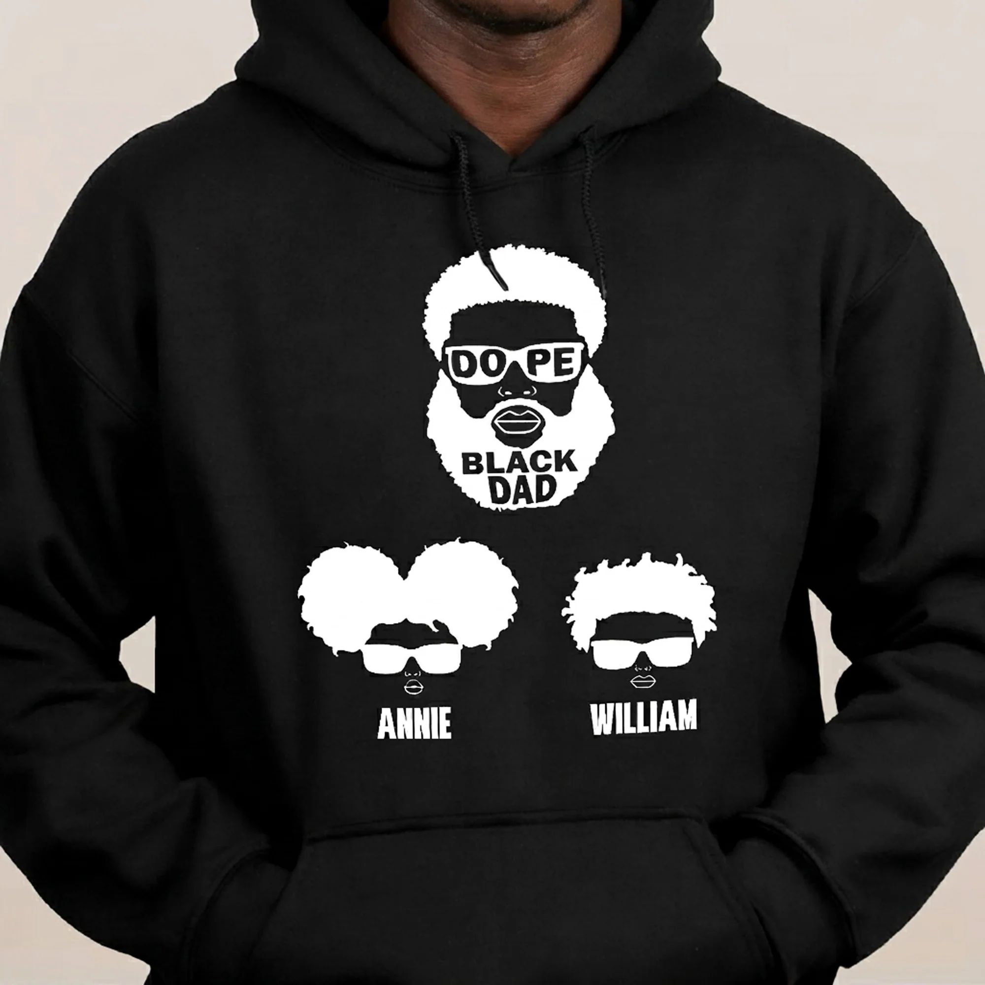 Dope Black Dad, Dope Black Father - Father's Day Gift - Personalized Shirt - Image 6