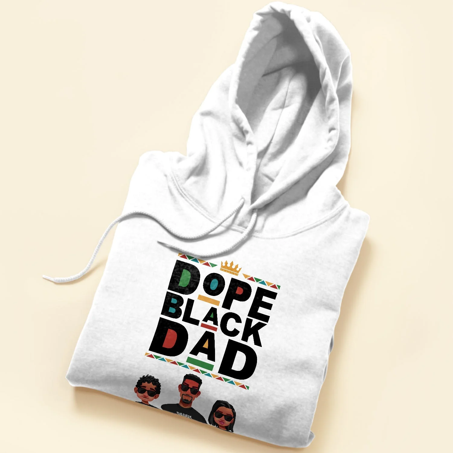 Dope Black Dad - Personalized Shirt Father's Day - Image 5