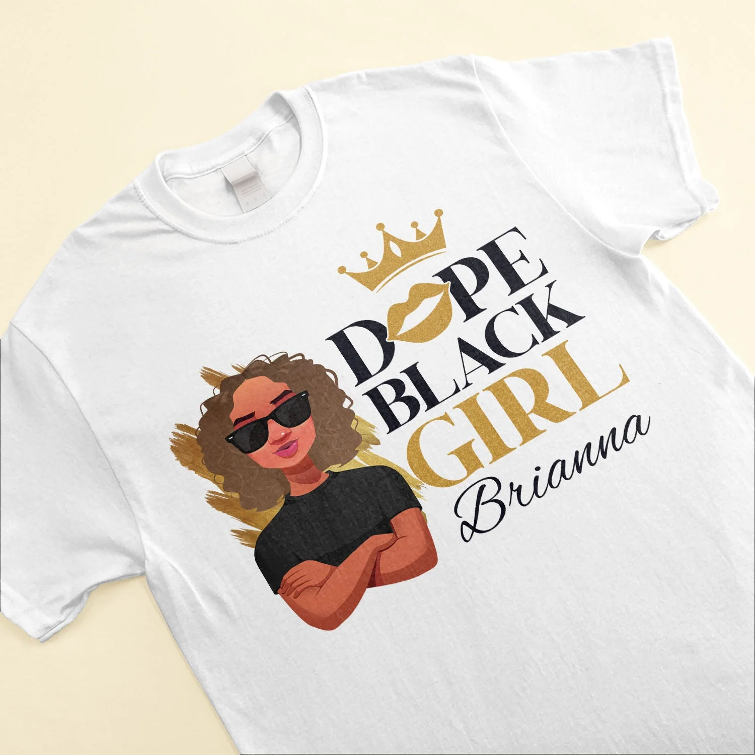 Dope Black Girl - Personalized Shirt - Image 3