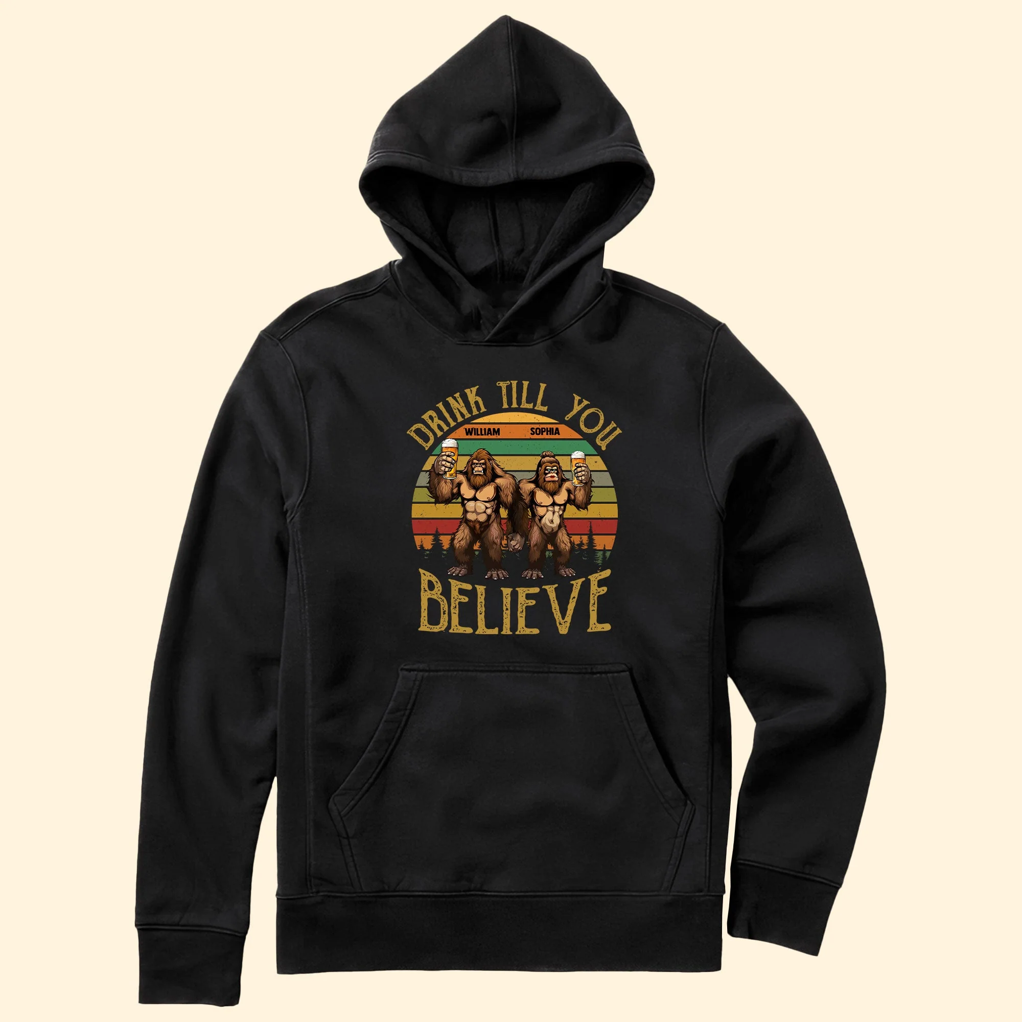 Drink Till You Believe Bigfoot - Personalized Shirt - Image 4