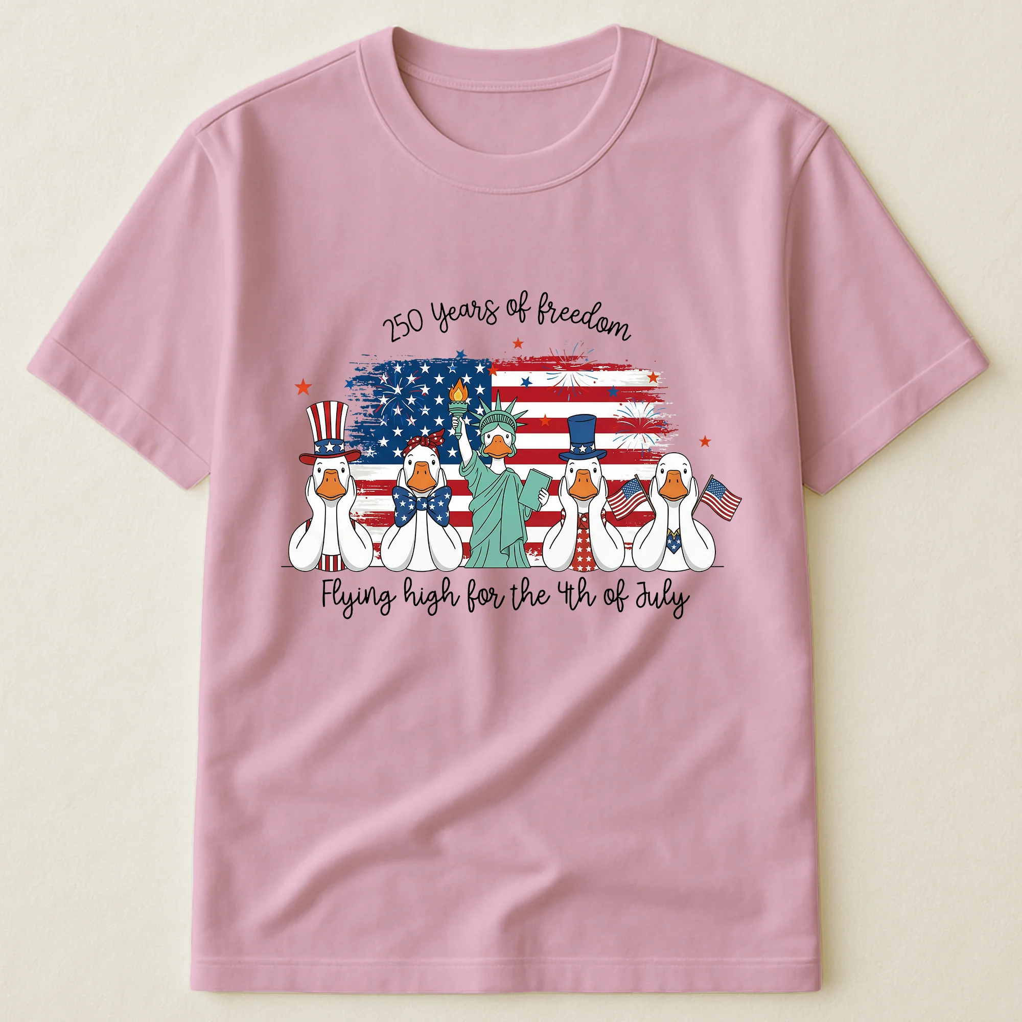 Ducks Flying High For 4th Of July Ducks - Shirt - Image 8