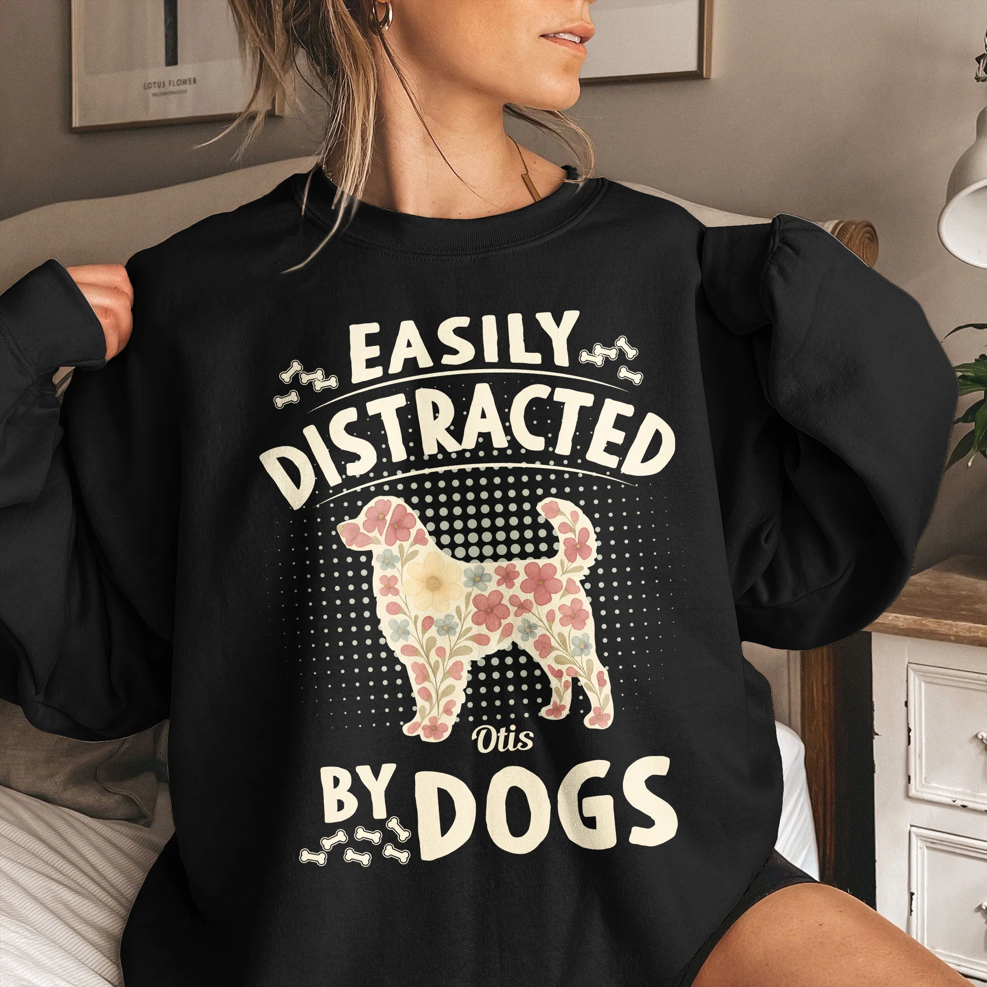 Easily Distracted By Dogs - Personalized Shirt - Image 4