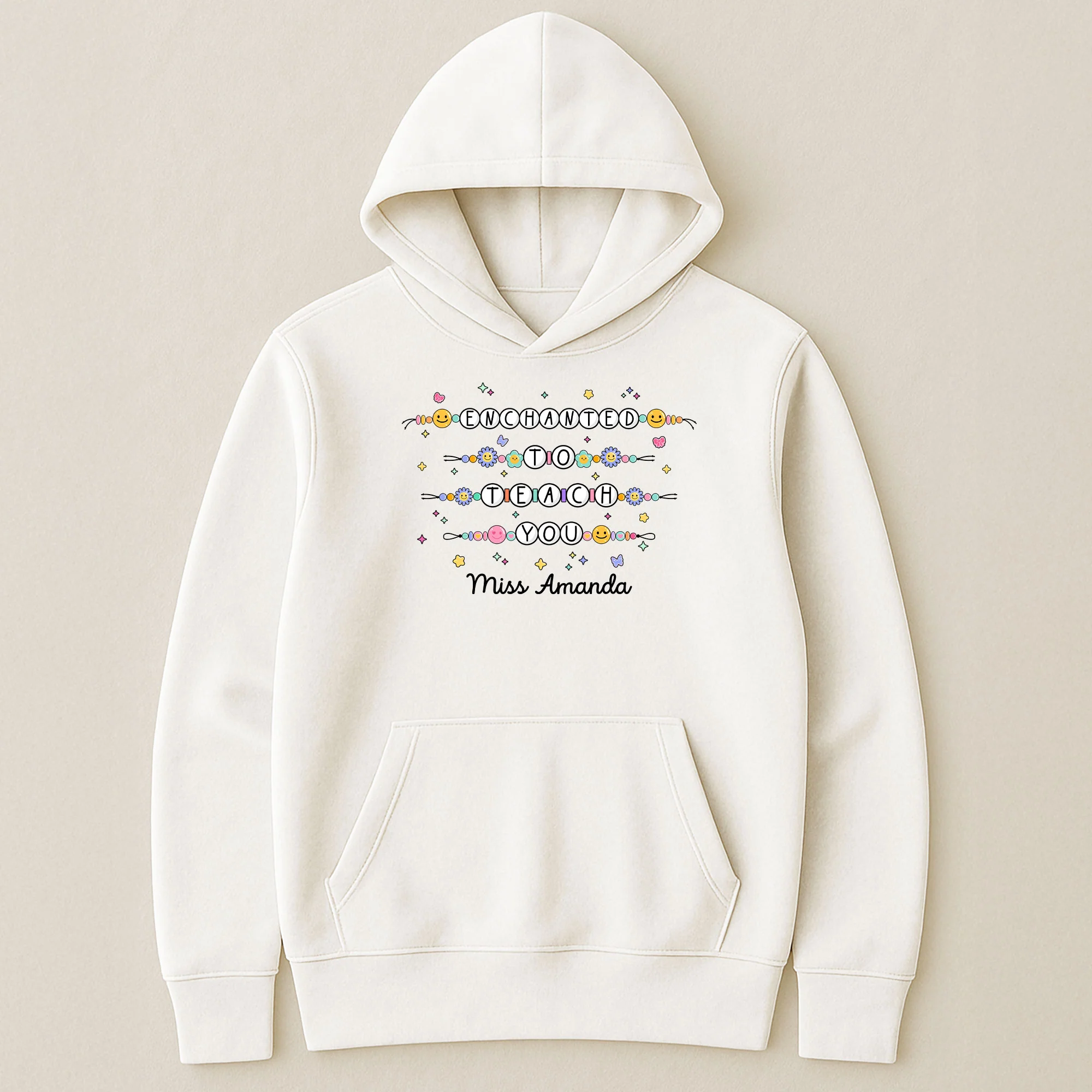 Enchanted To Teach You Friendship Bracelet Back To School - Personalized Shirt - Image 5