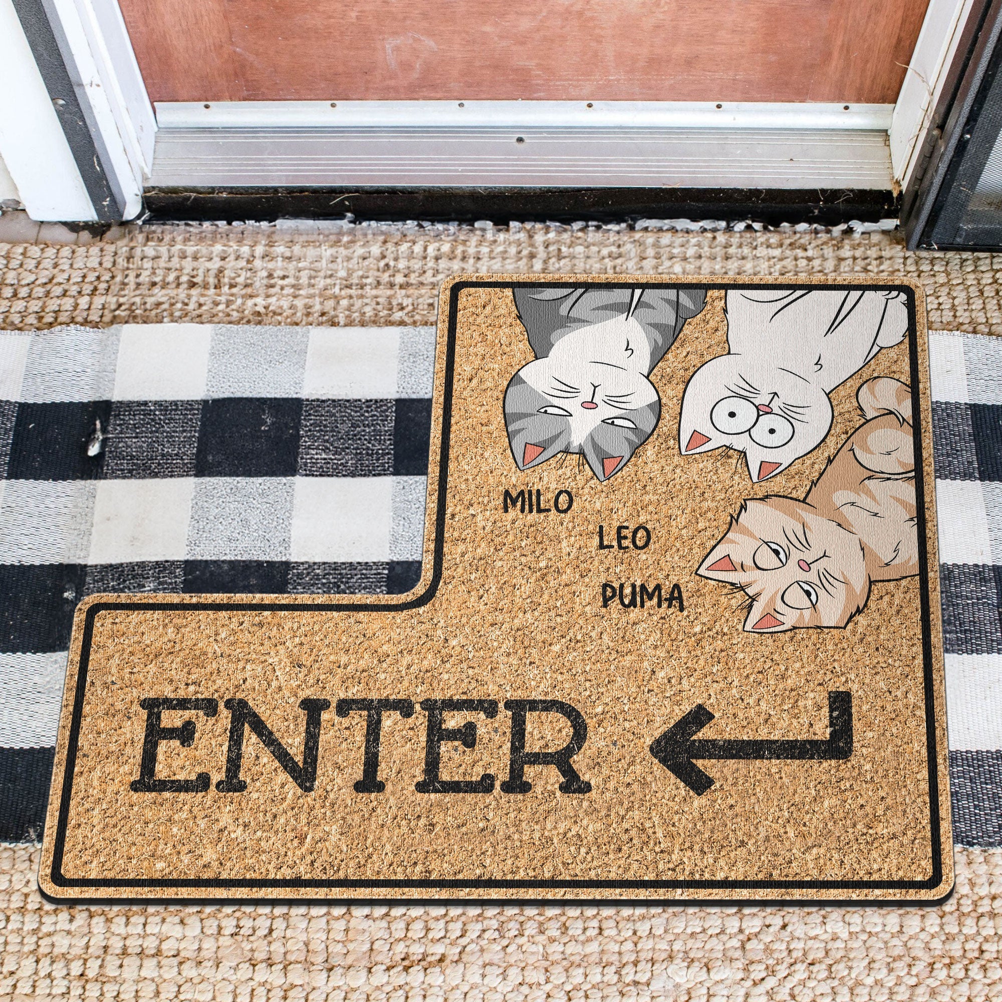 Enter - Personalized Doormat - Image 2