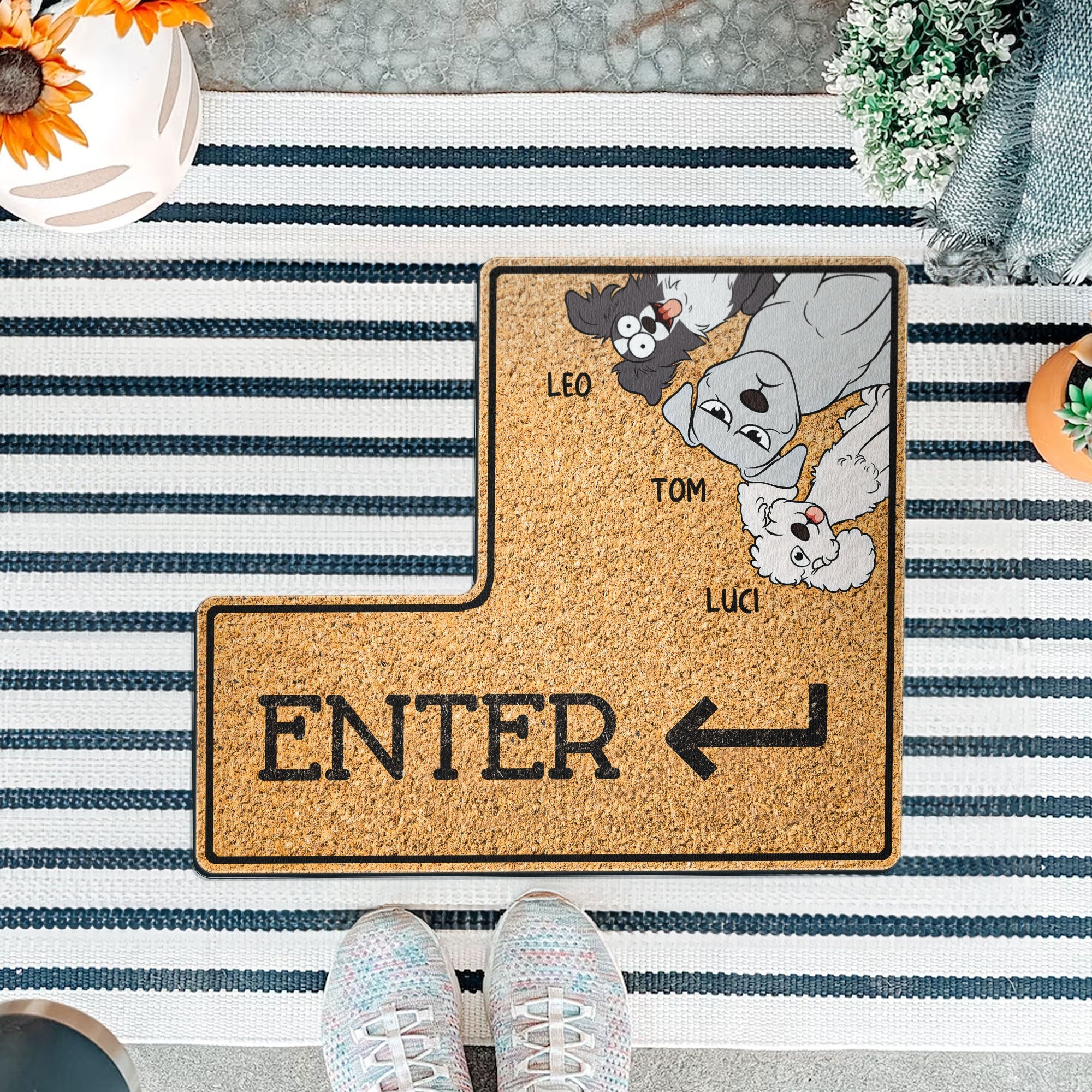 Enter - Personalized Doormat - Image 2