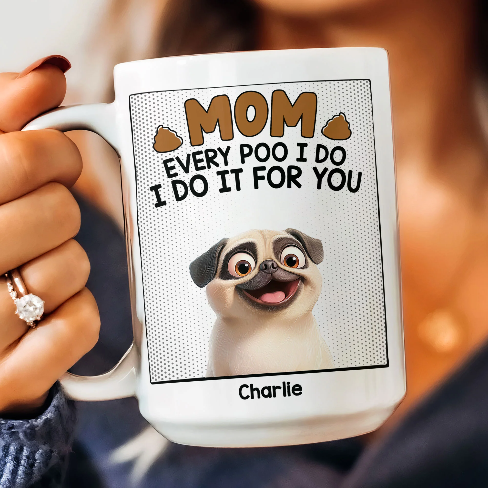 Every Poo I Do - Personalized Mug - Image 6