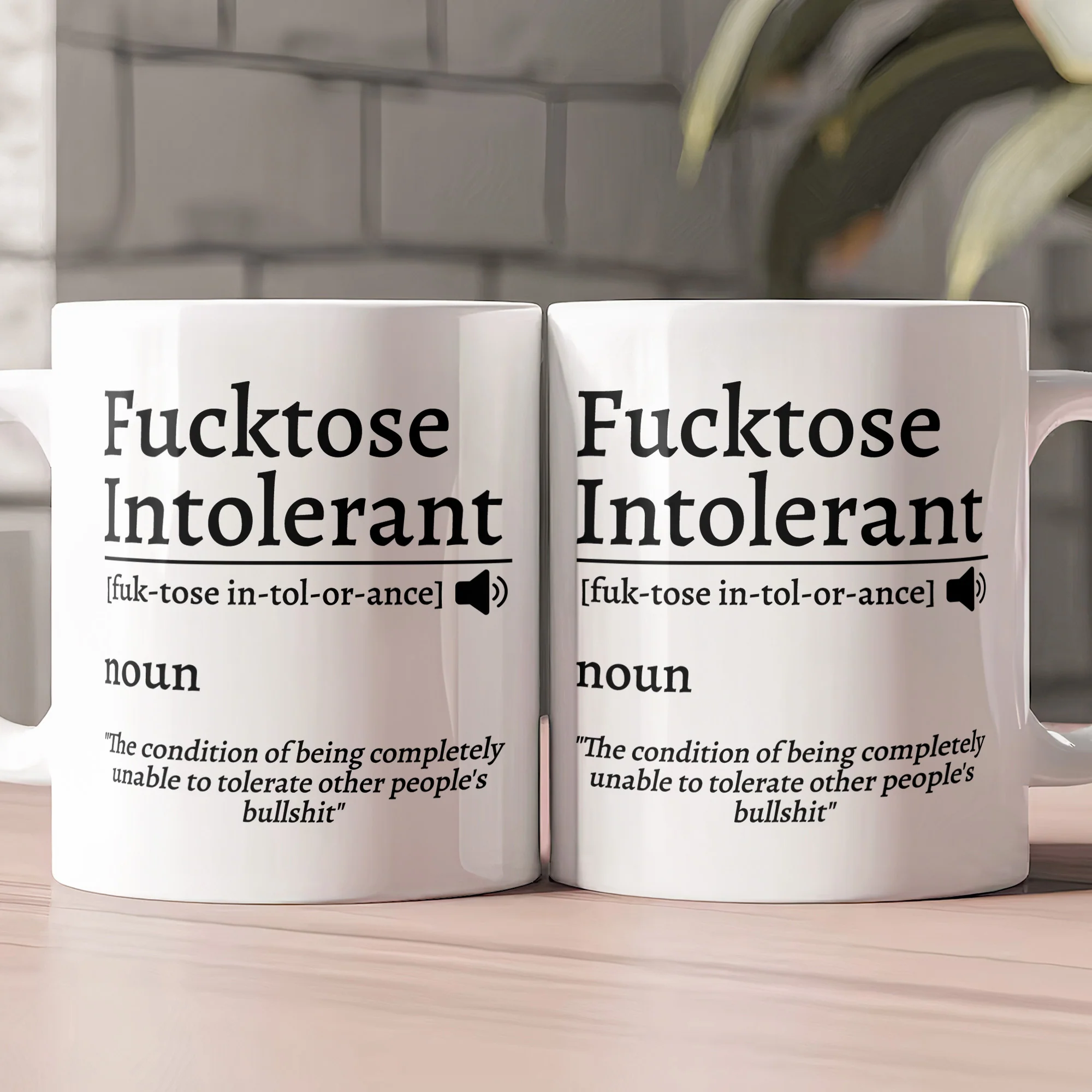 F*cktose Intolerant Funny Mug Fun Gift For Coworkers - Image 2