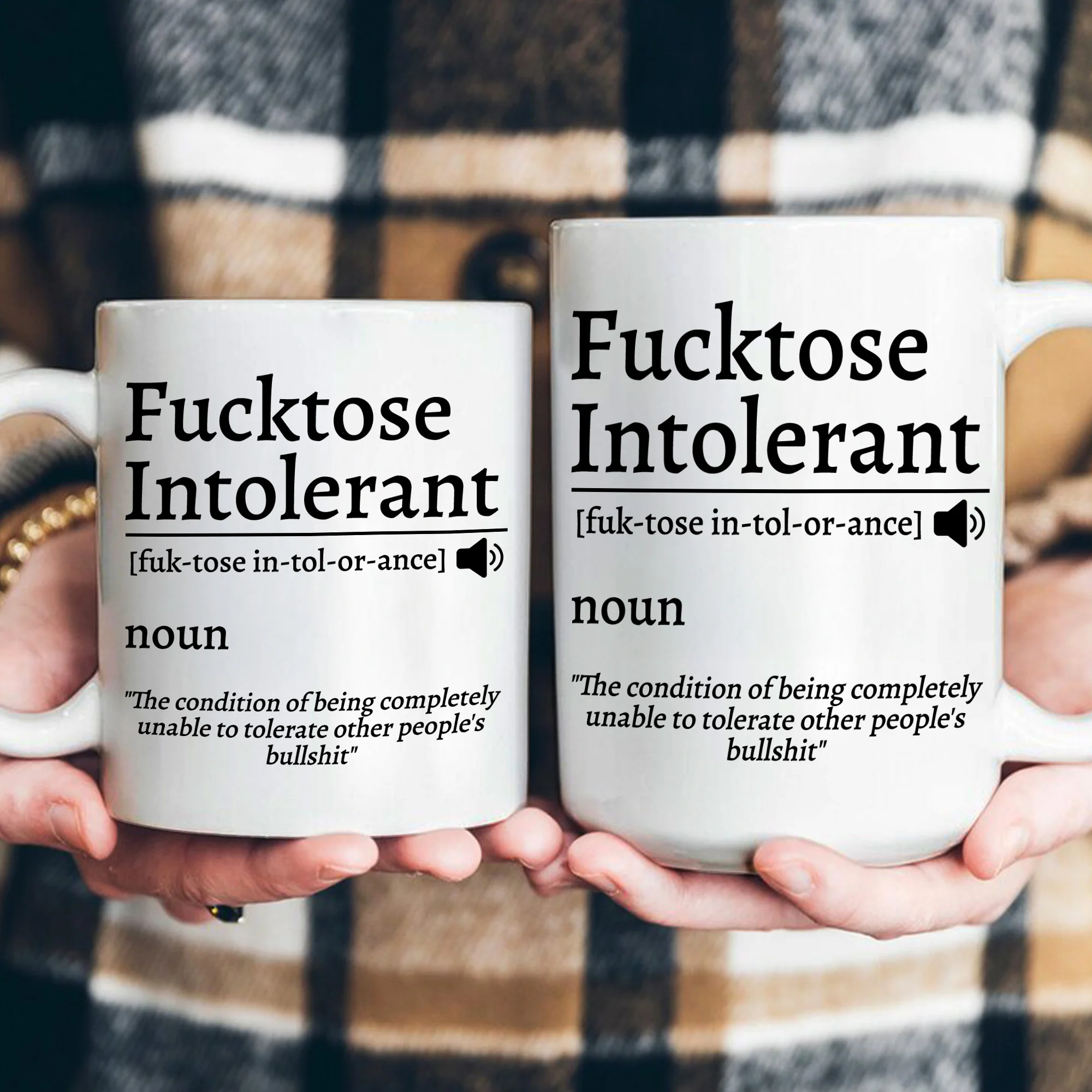 F*cktose Intolerant Funny Mug Fun Gift For Coworkers - Image 4