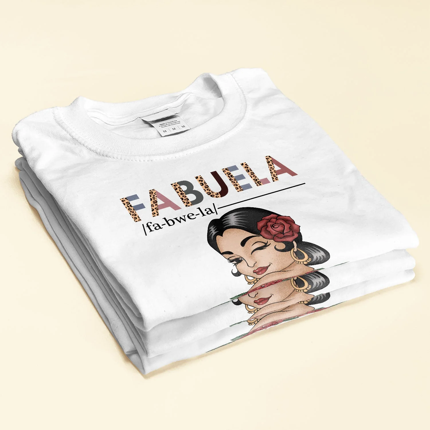 Fabuela Definition - Personalized Shirt - Hispanic Heritage Month Gift For Abuela - Image 2