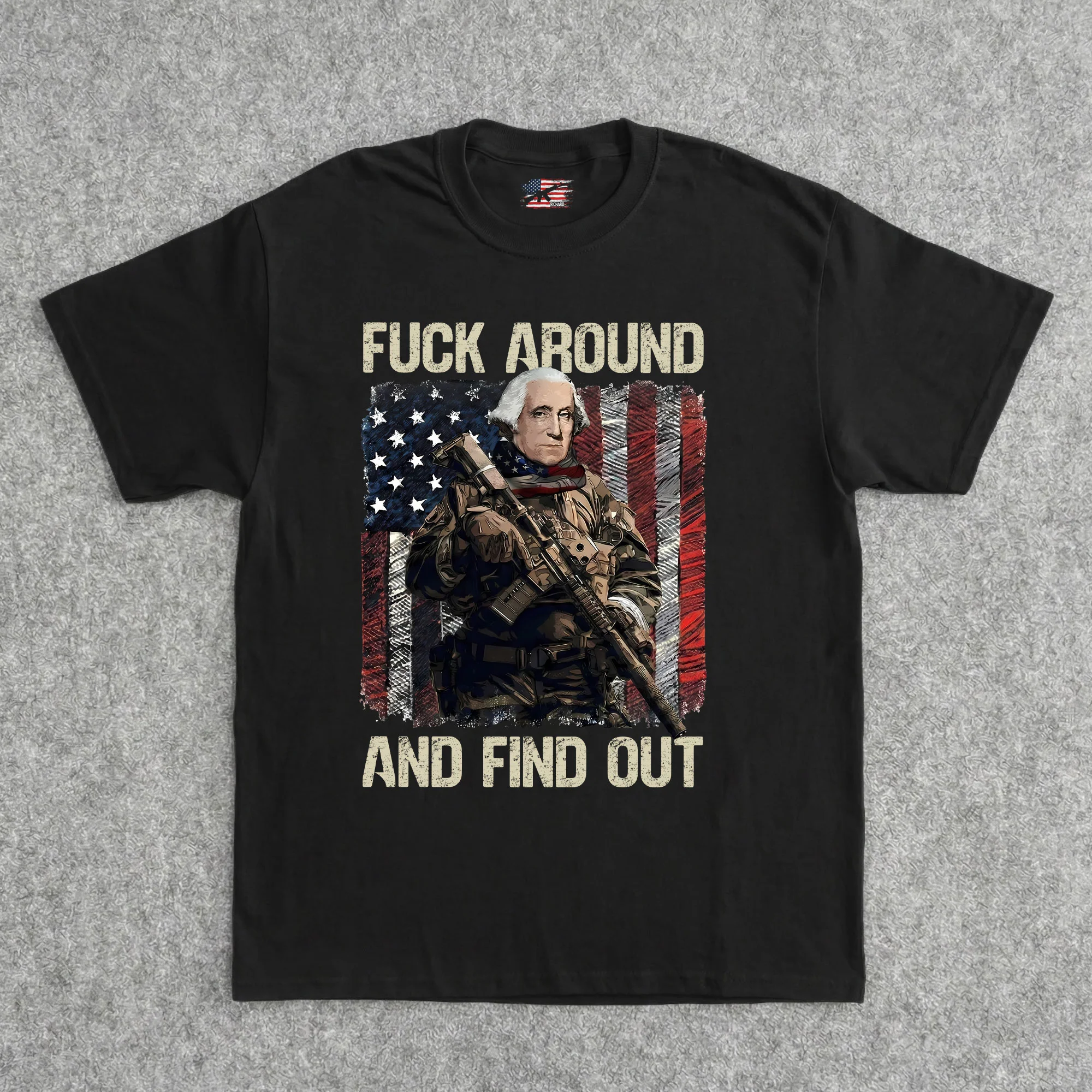 FAFO Around And Find Out Flag - Personalized Shirt - Image 4