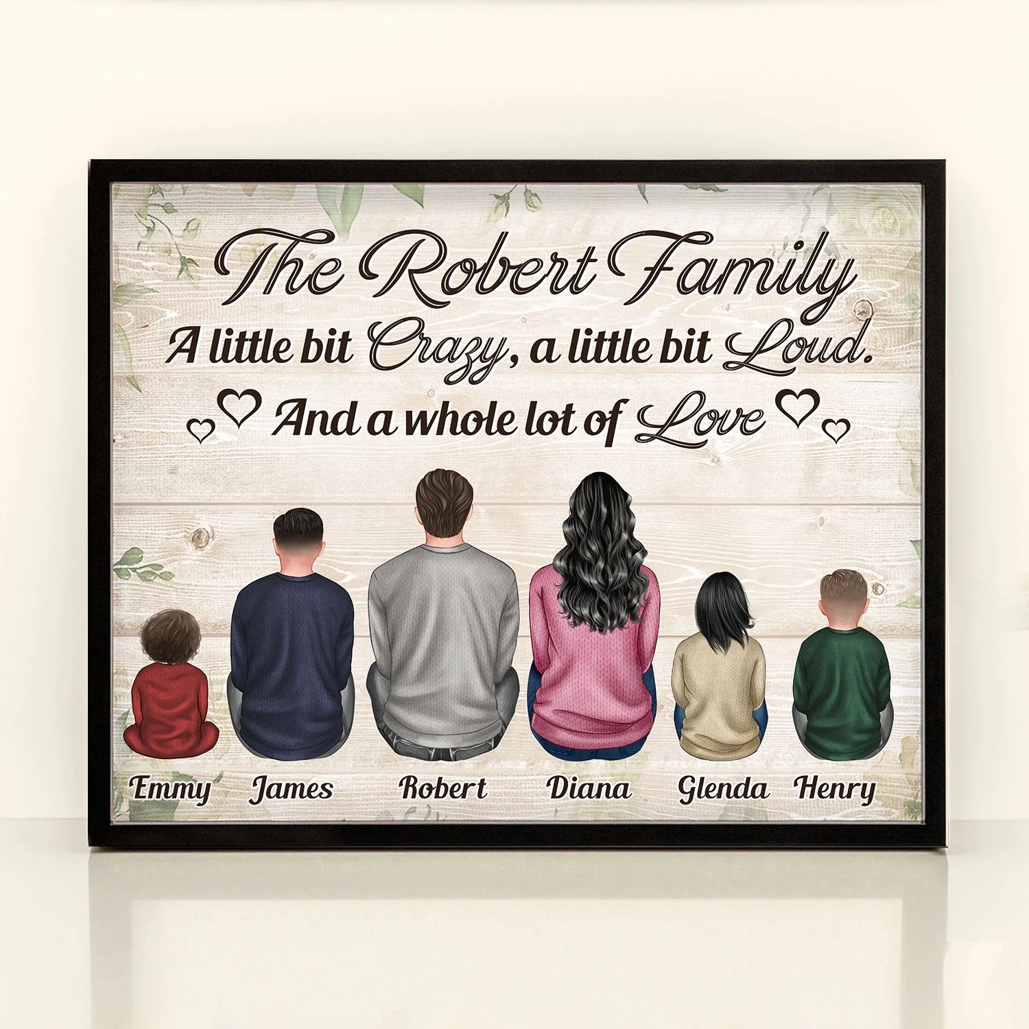 Family - A Whole Lot Of Love - Personalized Poster - Birthday Gift For Family Members - Image 4