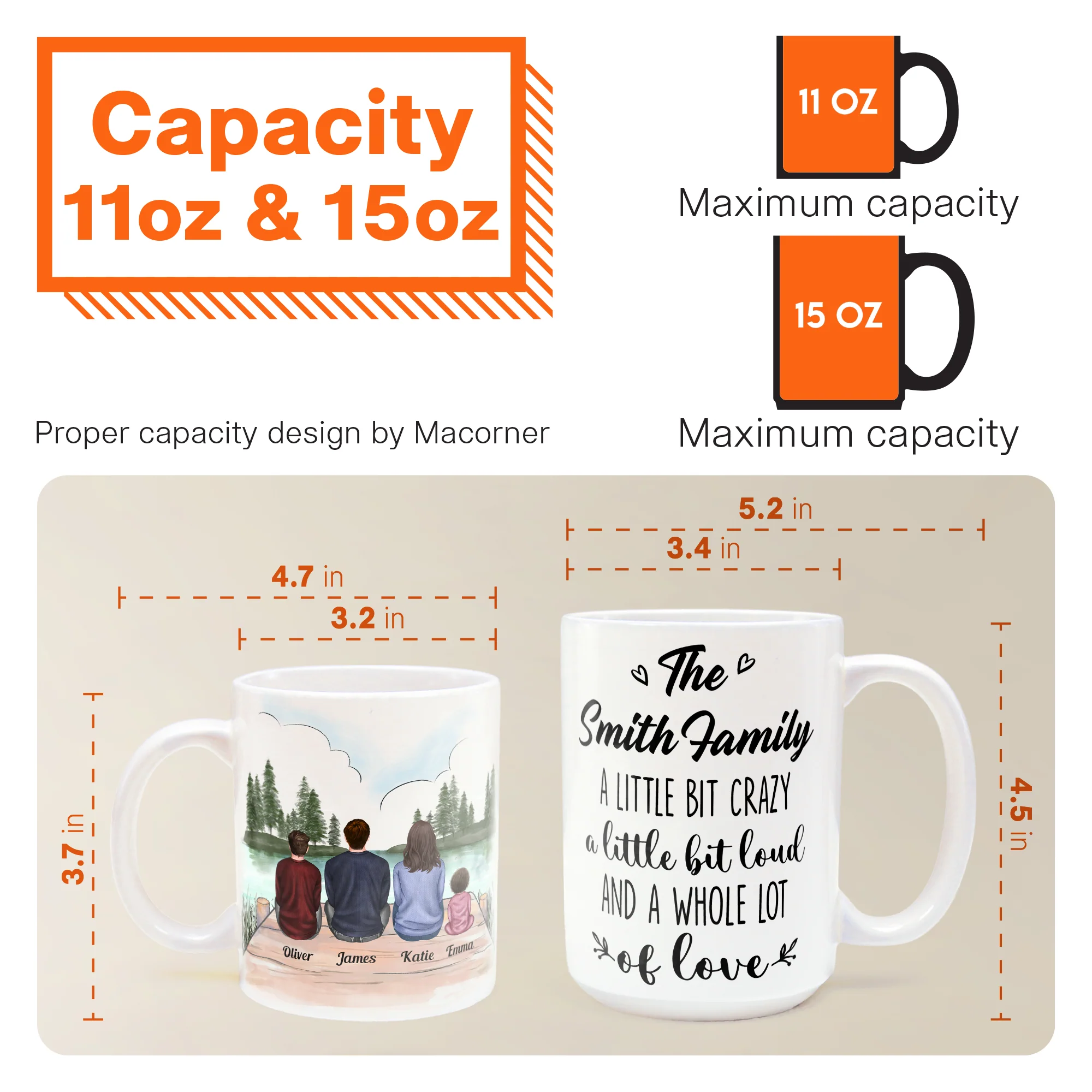 Family Forever Linked Together - Personalized Mug - Anniversary, Valentine's Day, Birthday  Gift For Family Parents Wife Husband - Image 7