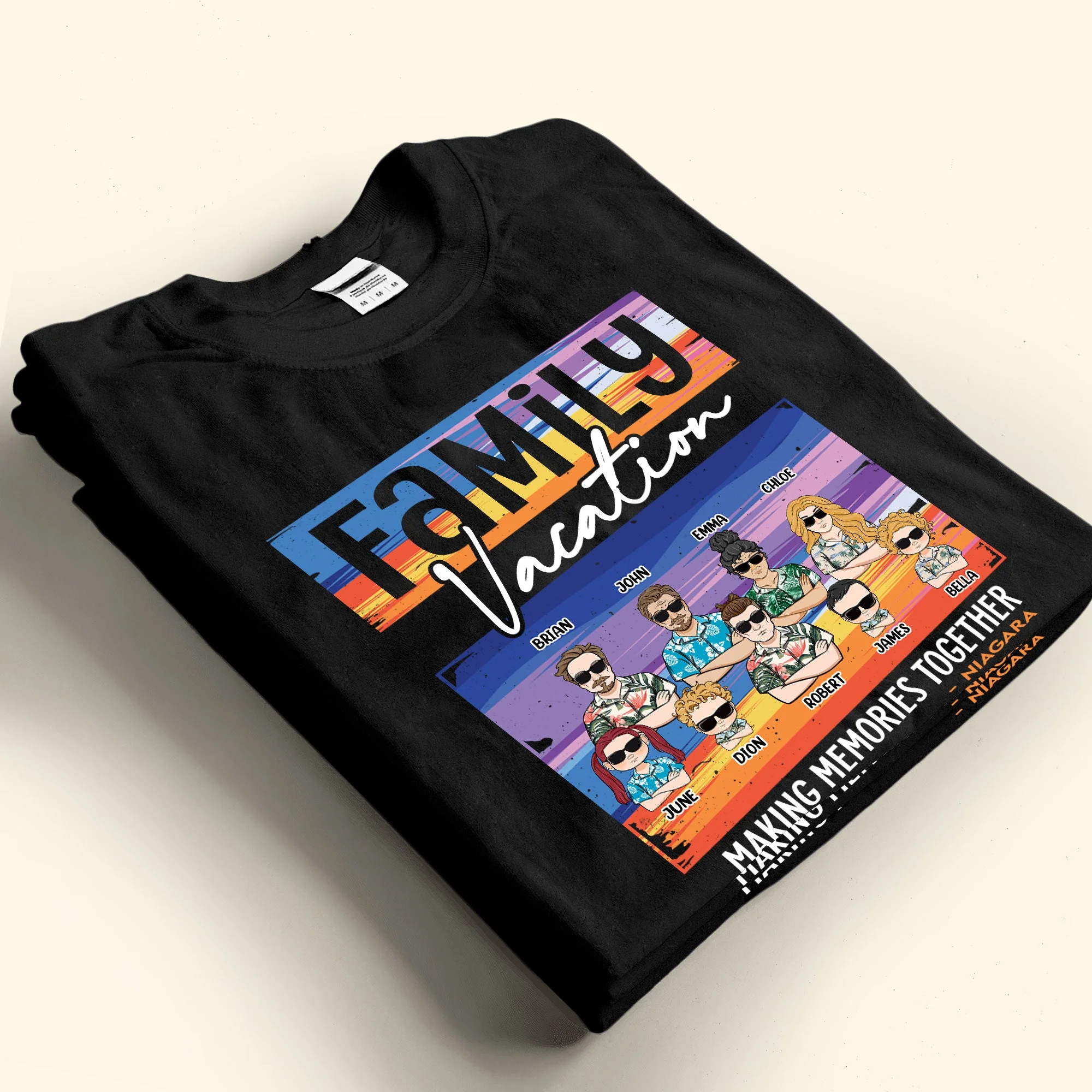 Family Making Memories Together - Personalized Shirt - Image 5
