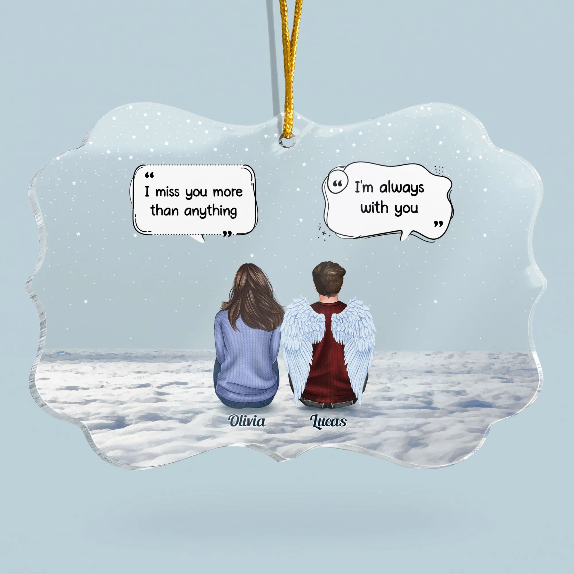 Family Memorial - Personalized Memorial Ornament - Image 5