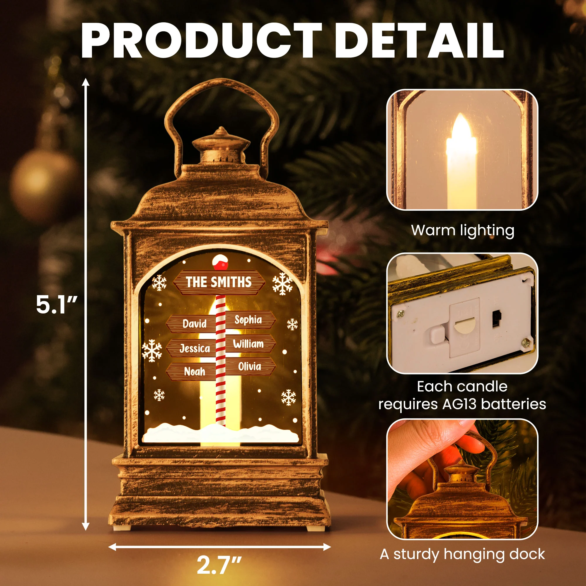 Family Names - Personalized Wind Lamp - Image 5