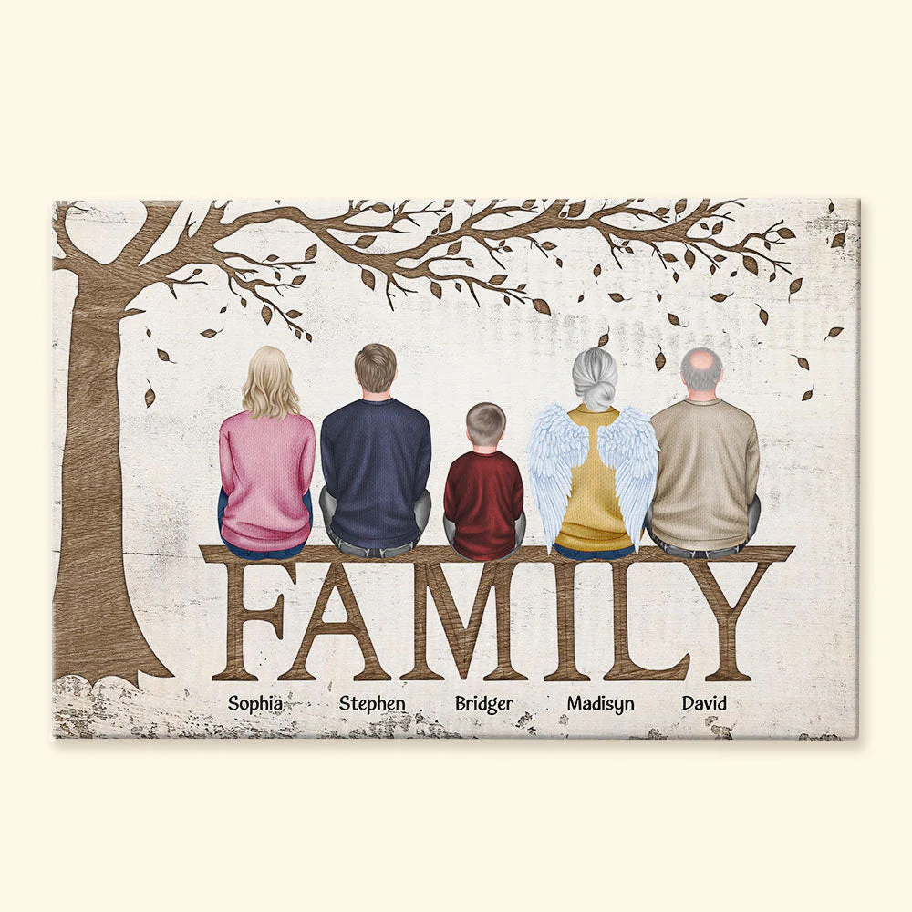 Family - New Version - Personalized Poster/Wrapped Canvas - Image 4
