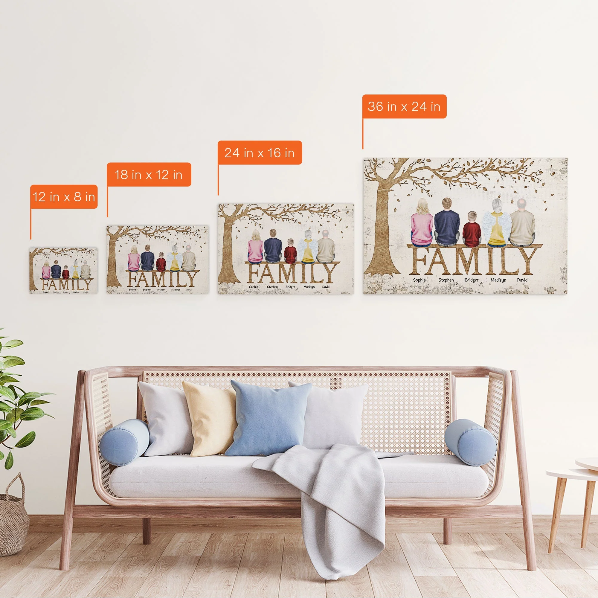 Family - New Version - Personalized Poster/Wrapped Canvas - Image 7