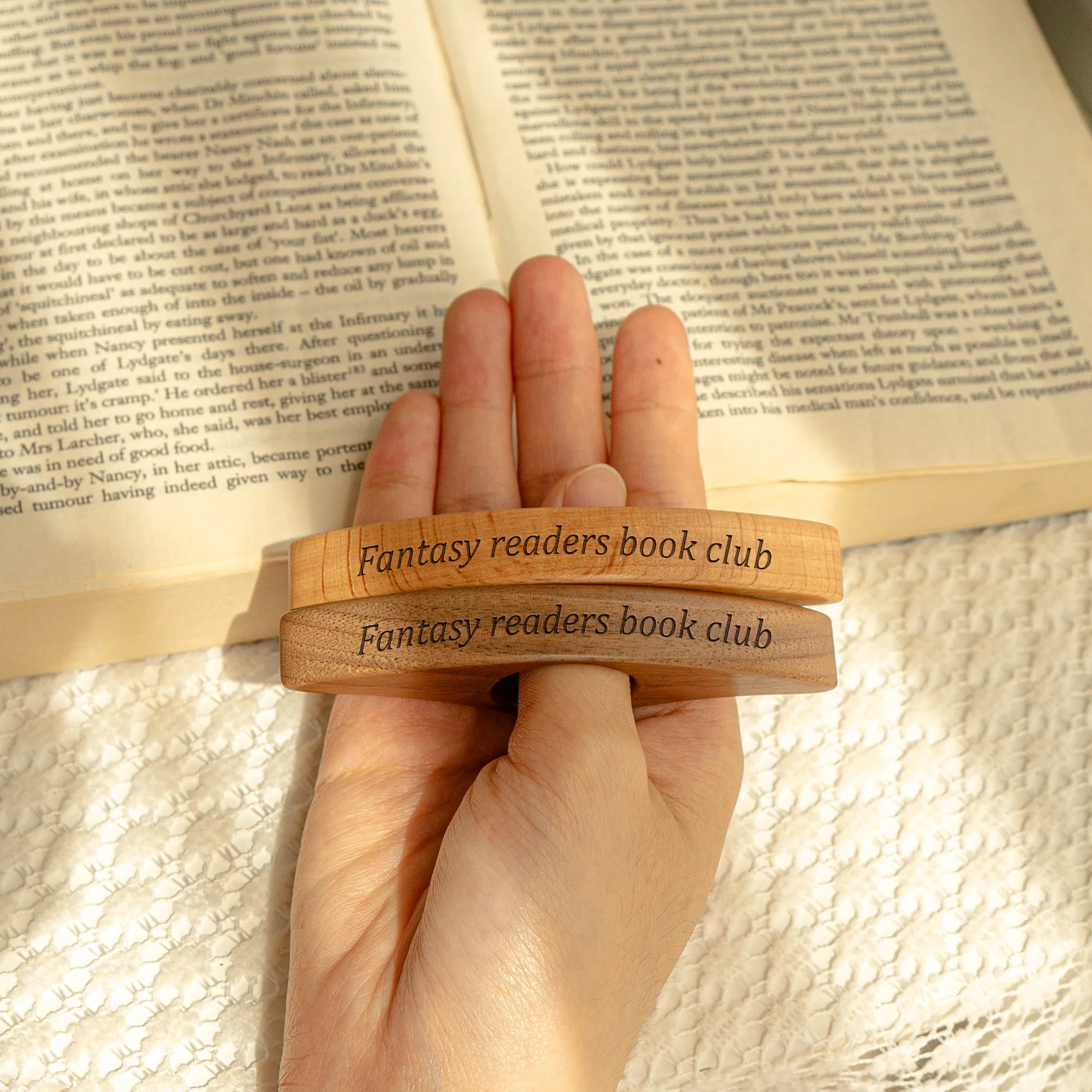 Fantasy Readers Book Club - Personalized Book Page Holder - Image 4