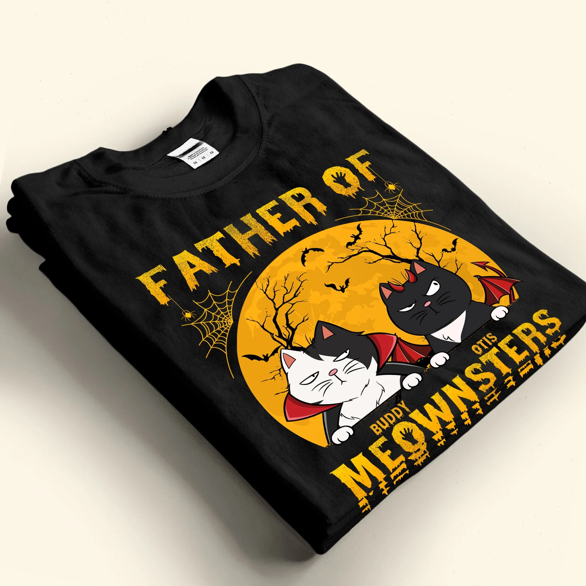 Father/Mother Of Meownsters - Personalized Shirt - Image 2