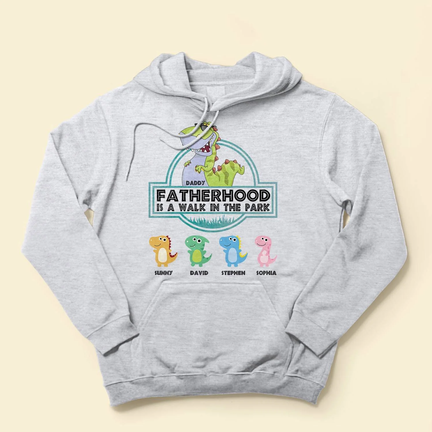 Fatherhood Is A Walk In The Park - Personalized Shirt - Father's Day, Birthday, Funny Gift For Dad, Father, Husband, Grandpa - Gift From Wife, Son, Daughter, Grandson, Granddaughter - Image 4