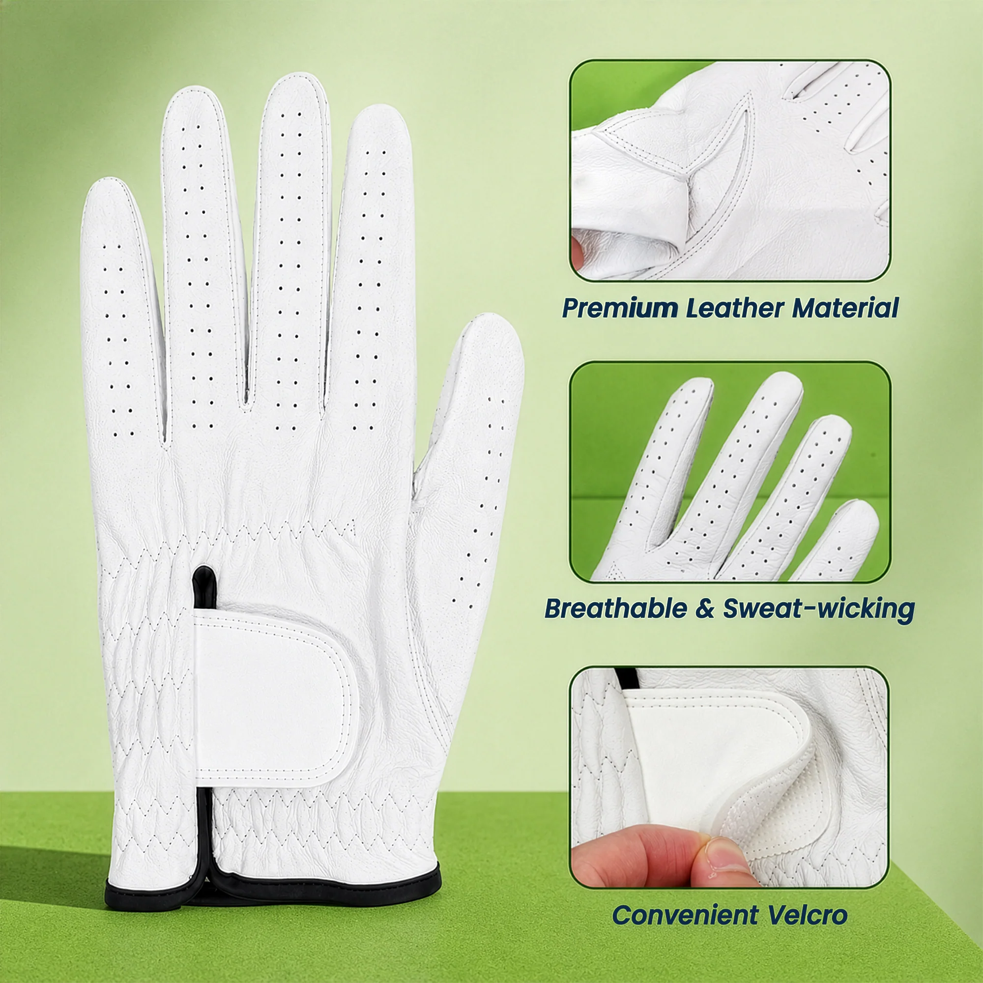 Father's Day Gift, I Love You To The Rough And Back - Personalized Golf Glove - Image 5
