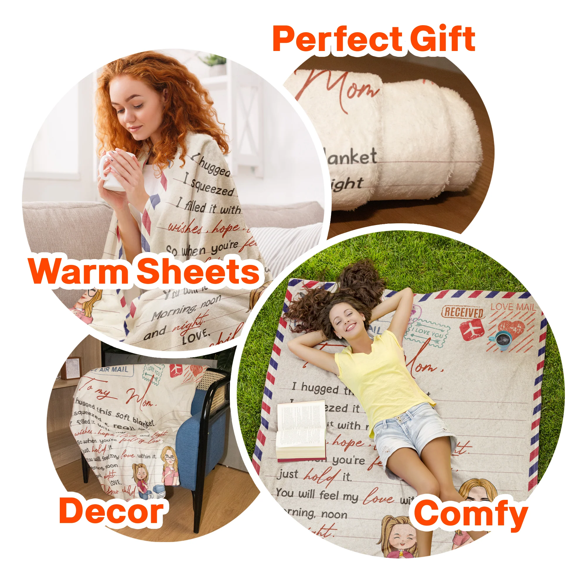 Fill Blanket With My Wishes- Personalized Blanket - Image 7