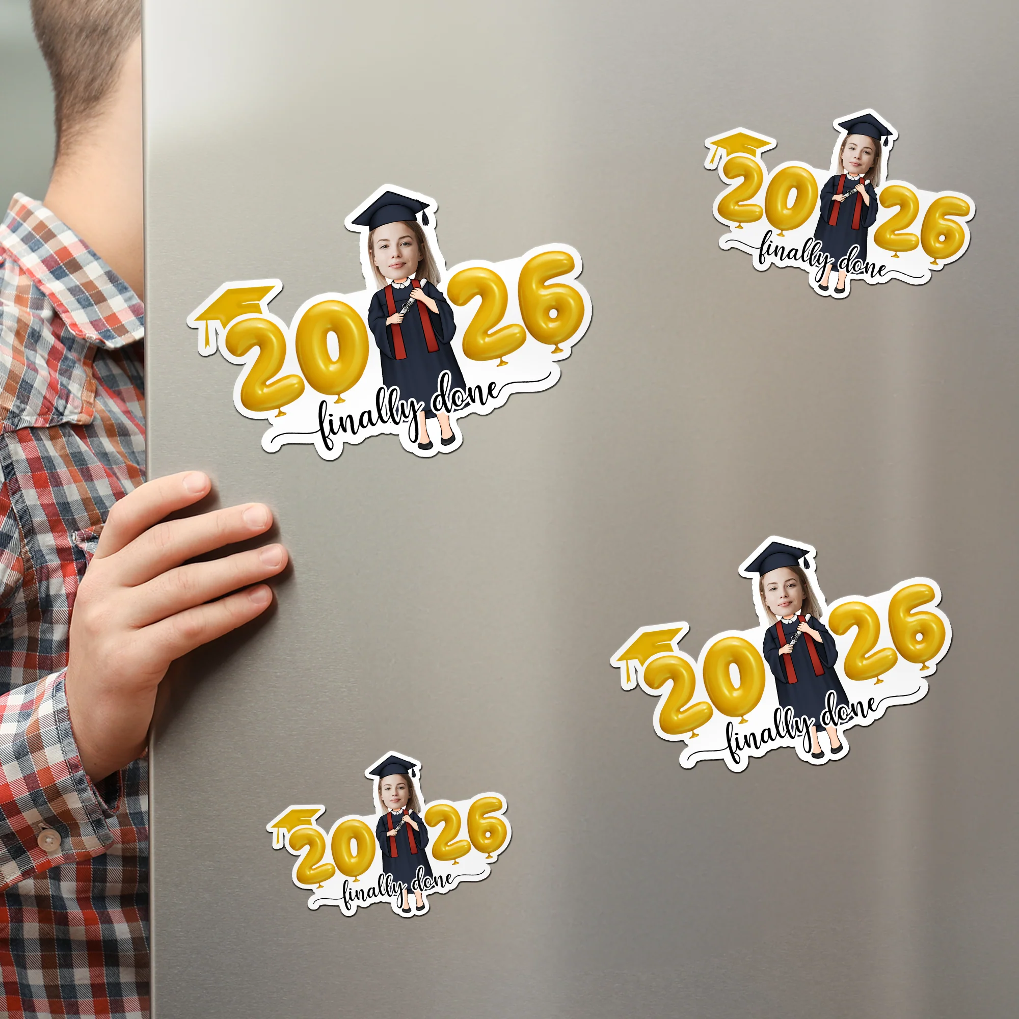 Finally Done - Personalized Photo Magnet - Image 2