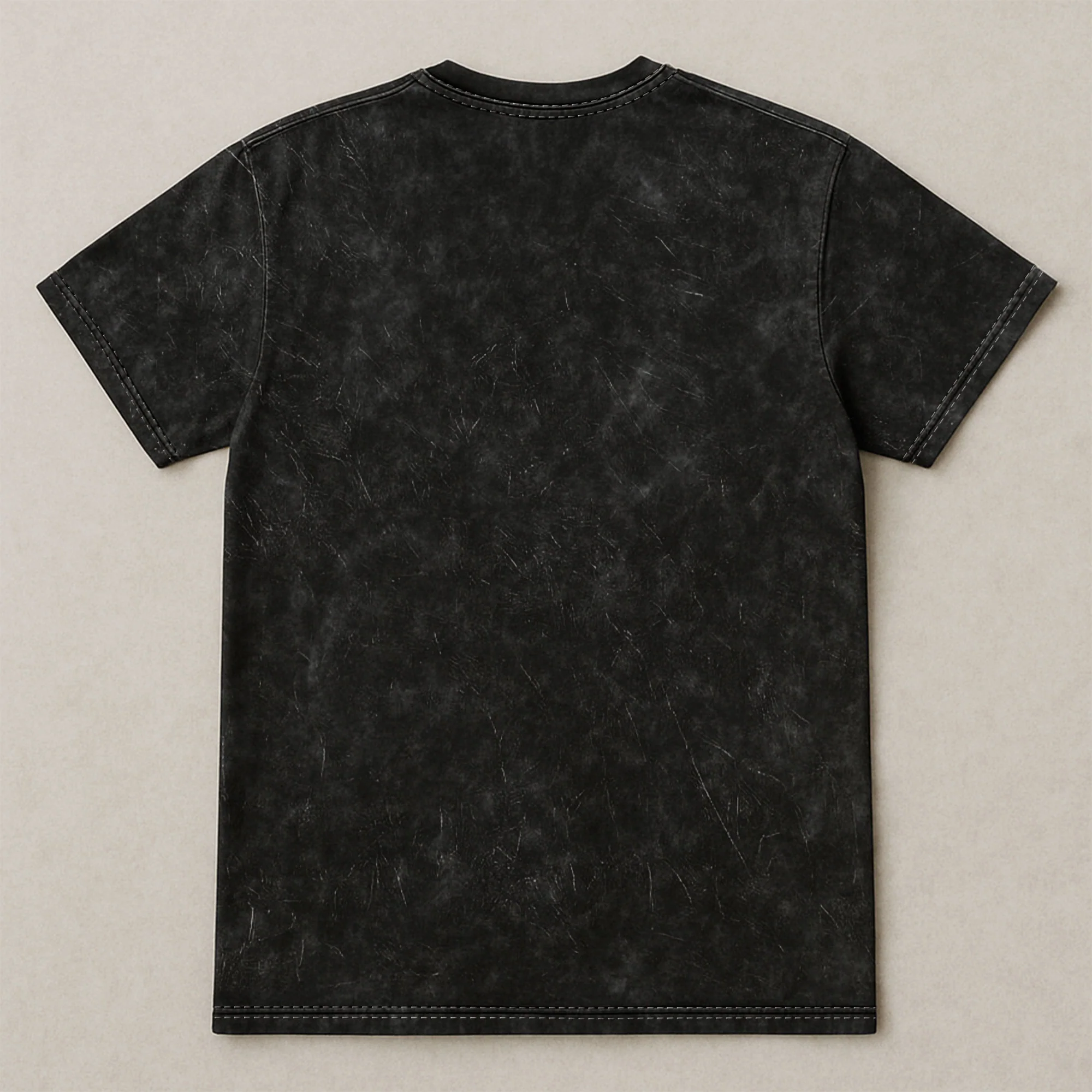 First Dad Now Grandpa Bear - Personalized Acid Wash T‑Shirt - Image 2