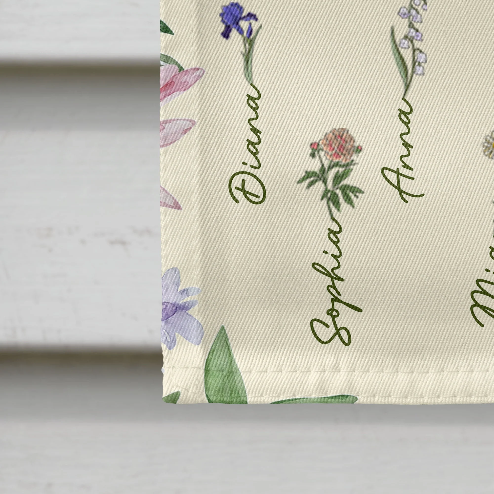 First Mom Now Grandma - Personalized Flag - Image 6
