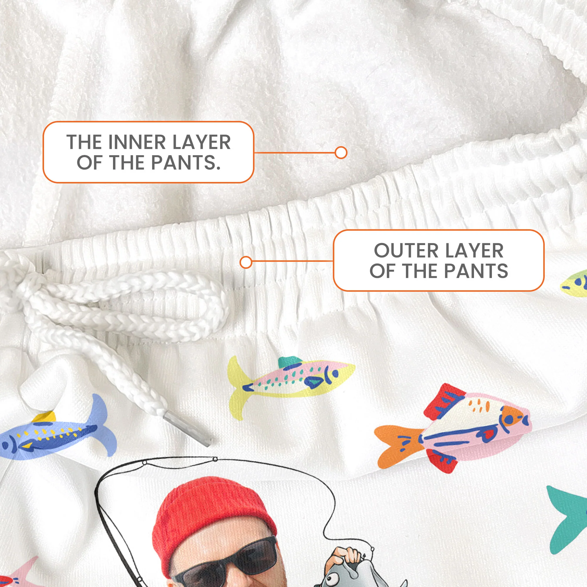 Fish Around And Find Trout - Personalized Sweatpants, Lounge Pants With Pockets - Image 6