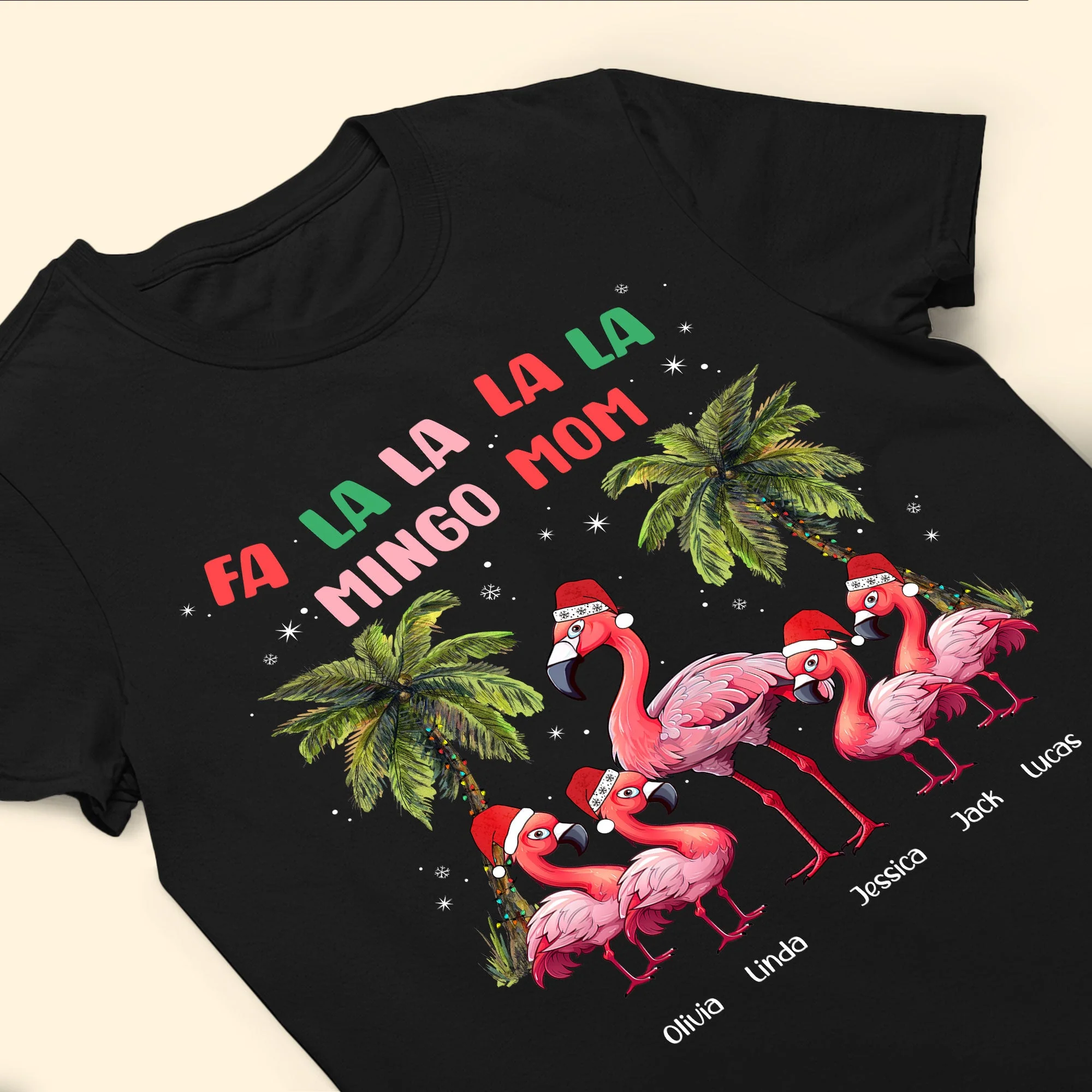Flamingo Mom - Personalized Shirt - Image 3