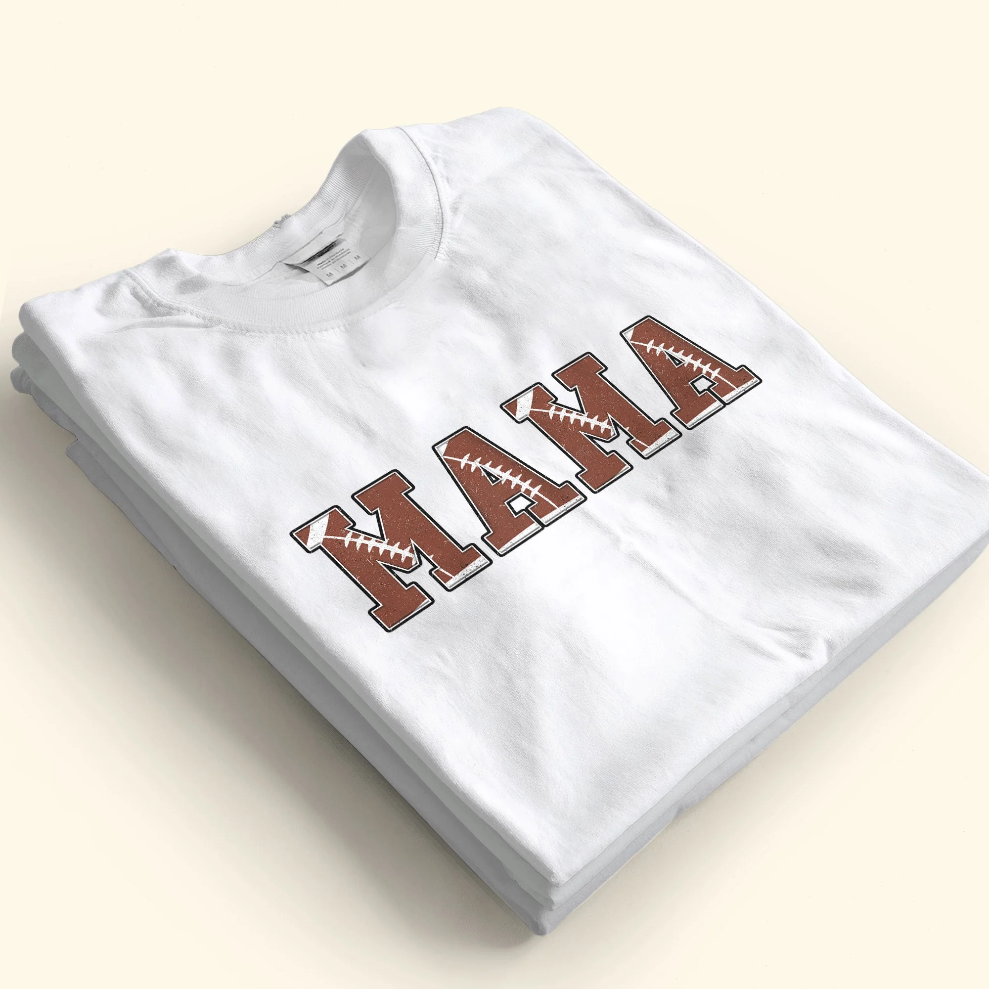 Football Mama Custom Name And Number - Personalized Shirt - Image 5