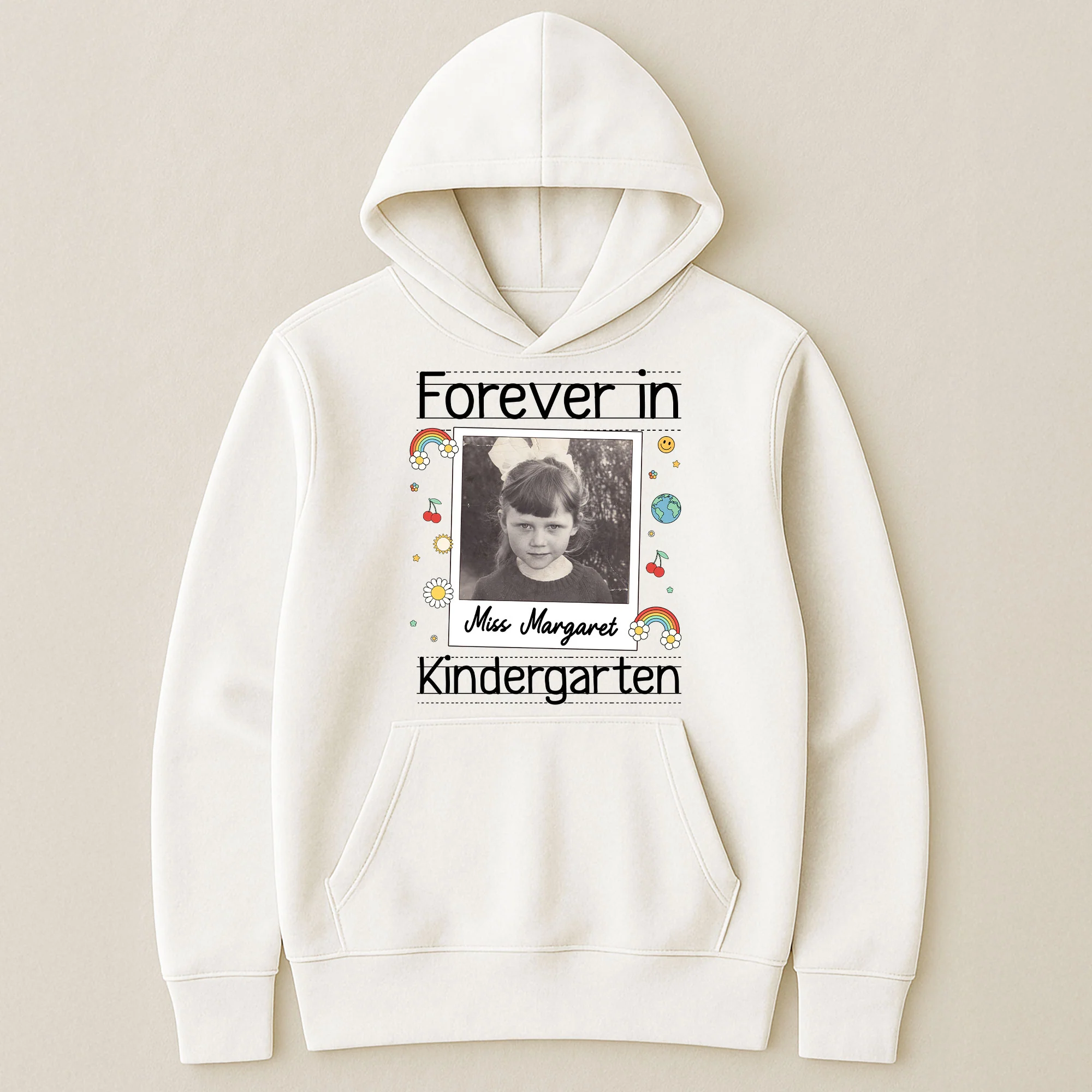 Forever In Kindergarten Custom Grade Teacher Gift - Personalized Photo Shirt - Image 6