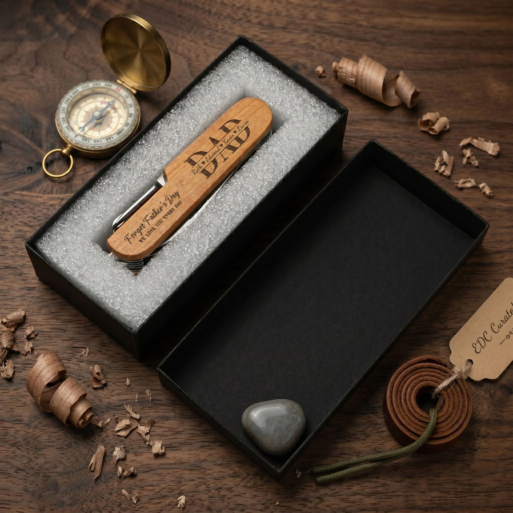 Forget Father's Day, We Love You Everyday - Personalized Multi Tool Knife - Image 5