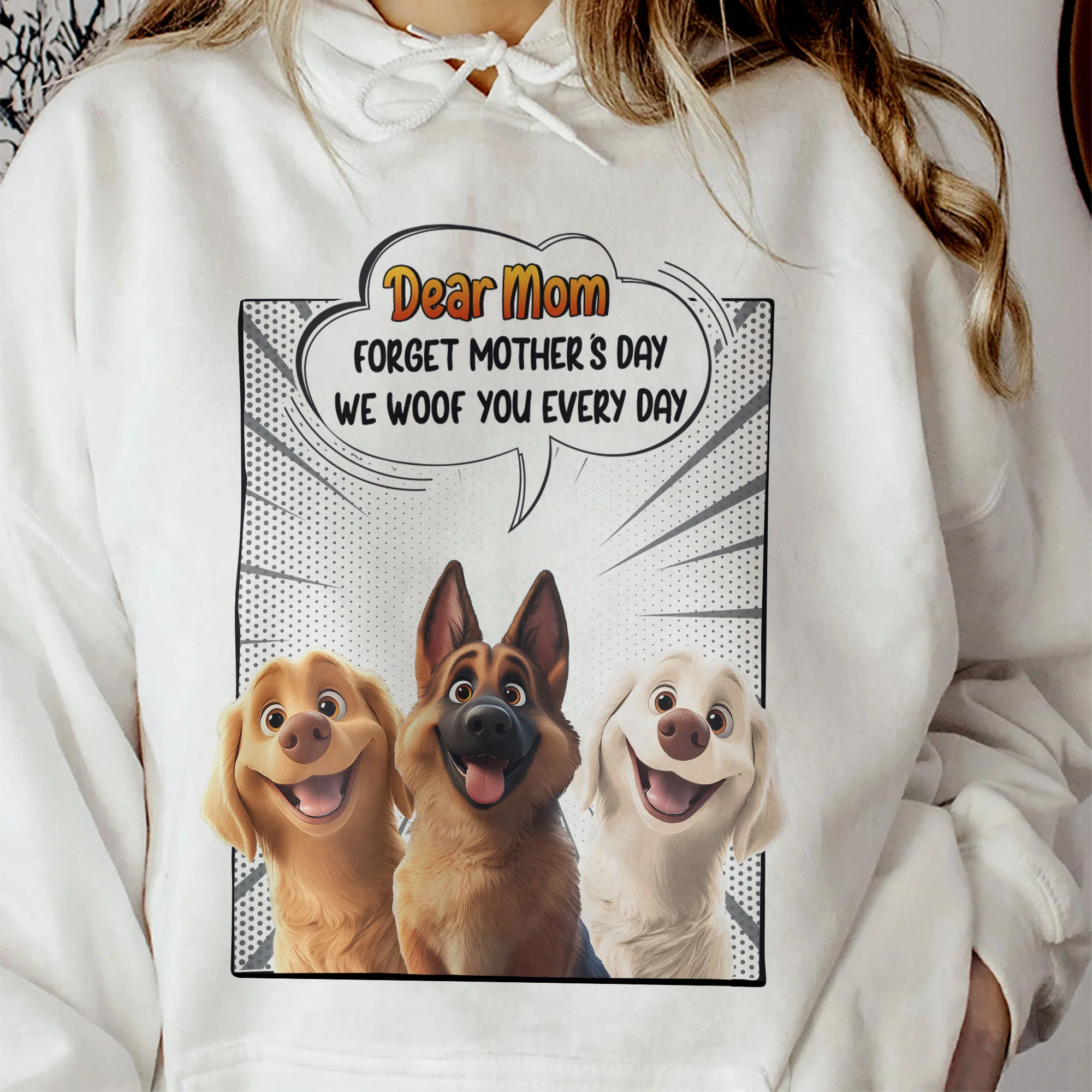 Forget Mother's Day We Woof You Every Day Dog Lovers - Personalized Shirt - Image 6